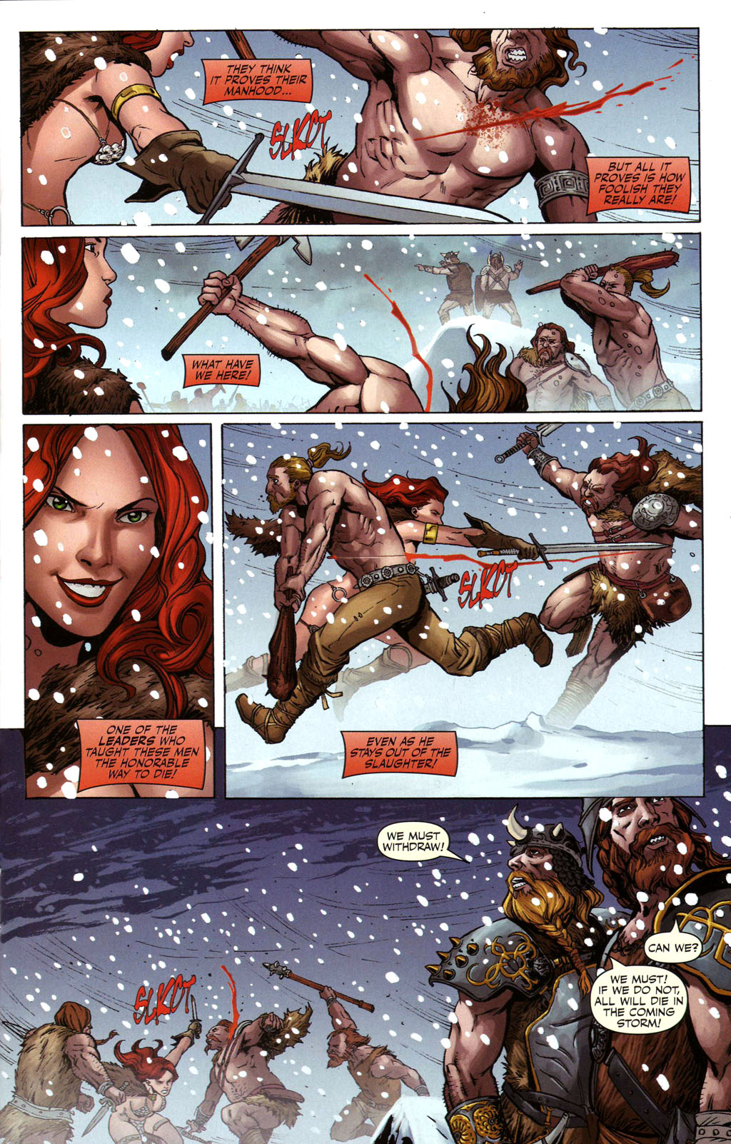Read online Savage Red Sonja: Queen of the Frozen Wastes comic -  Issue #1 - 9