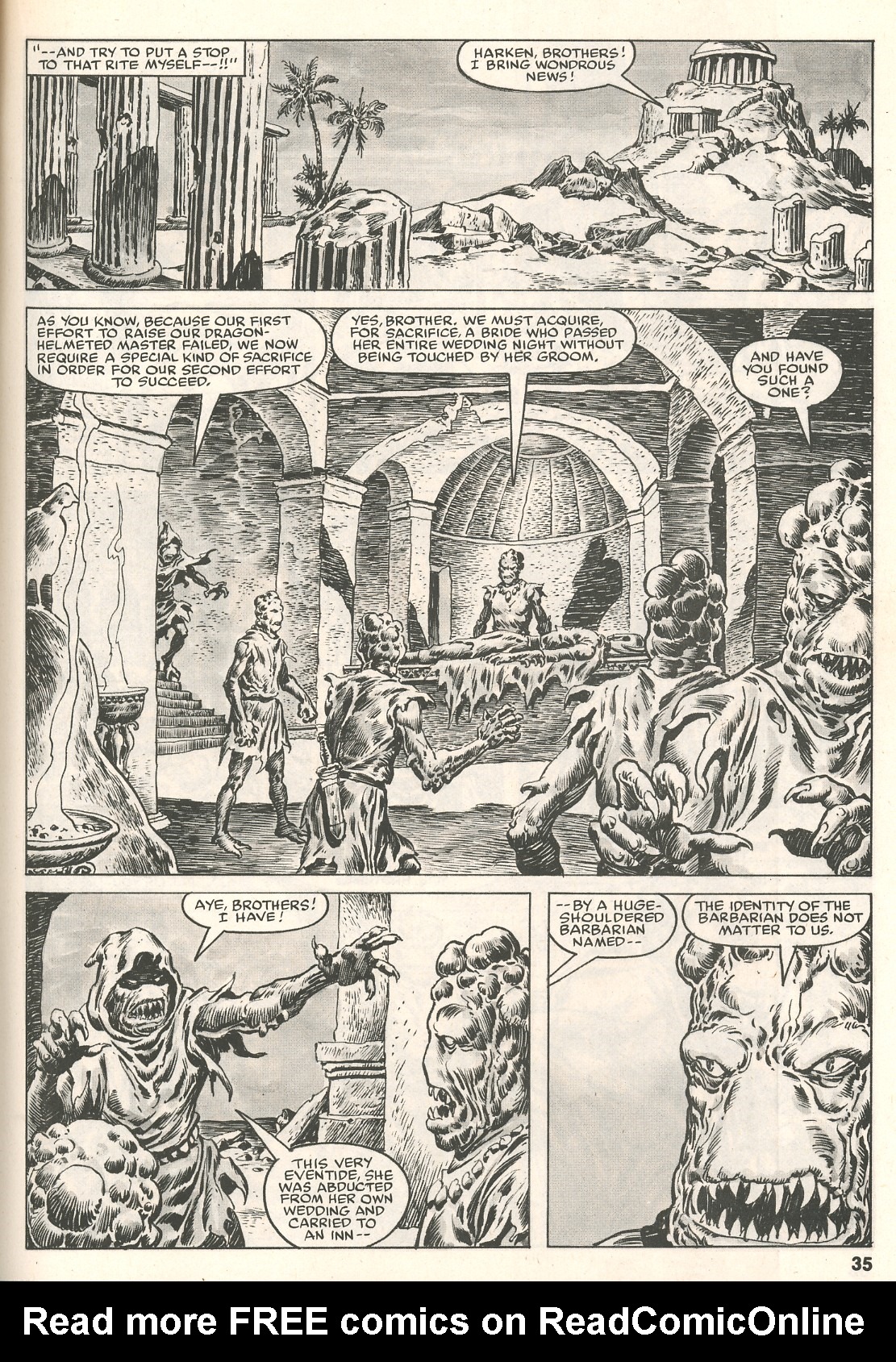 Read online The Savage Sword Of Conan comic -  Issue #109 - 37