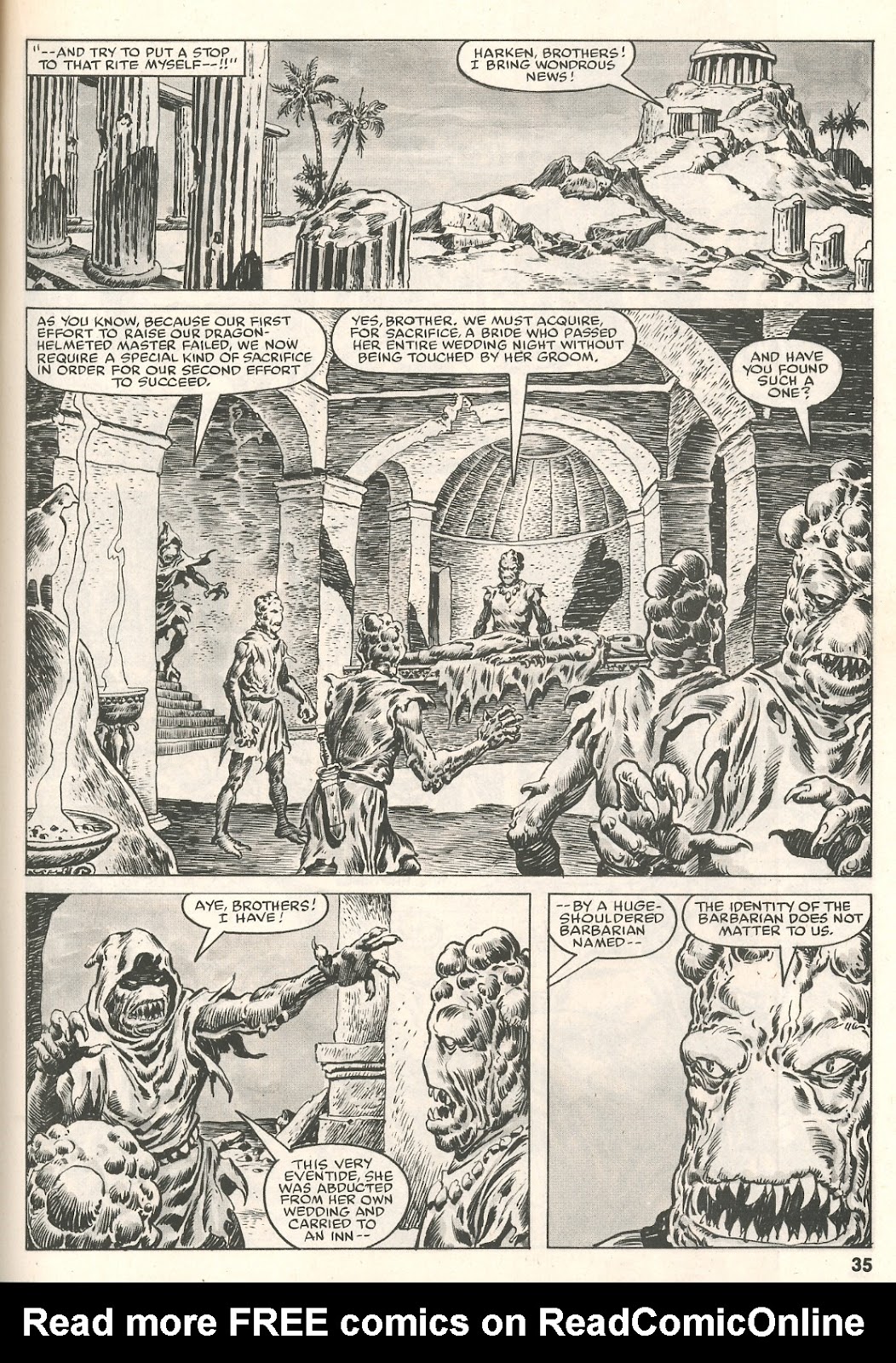 The Savage Sword Of Conan issue 109 - Page 37