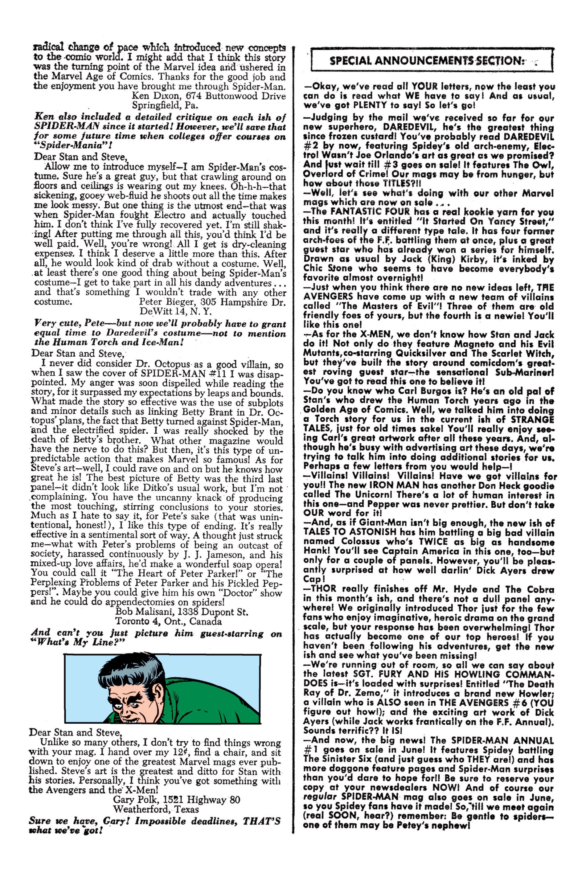 Read online The Amazing Spider-Man (1963) comic -  Issue #15 - 25