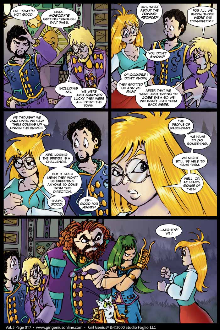 Read online Girl Genius (2002) comic -  Issue #5 - 17