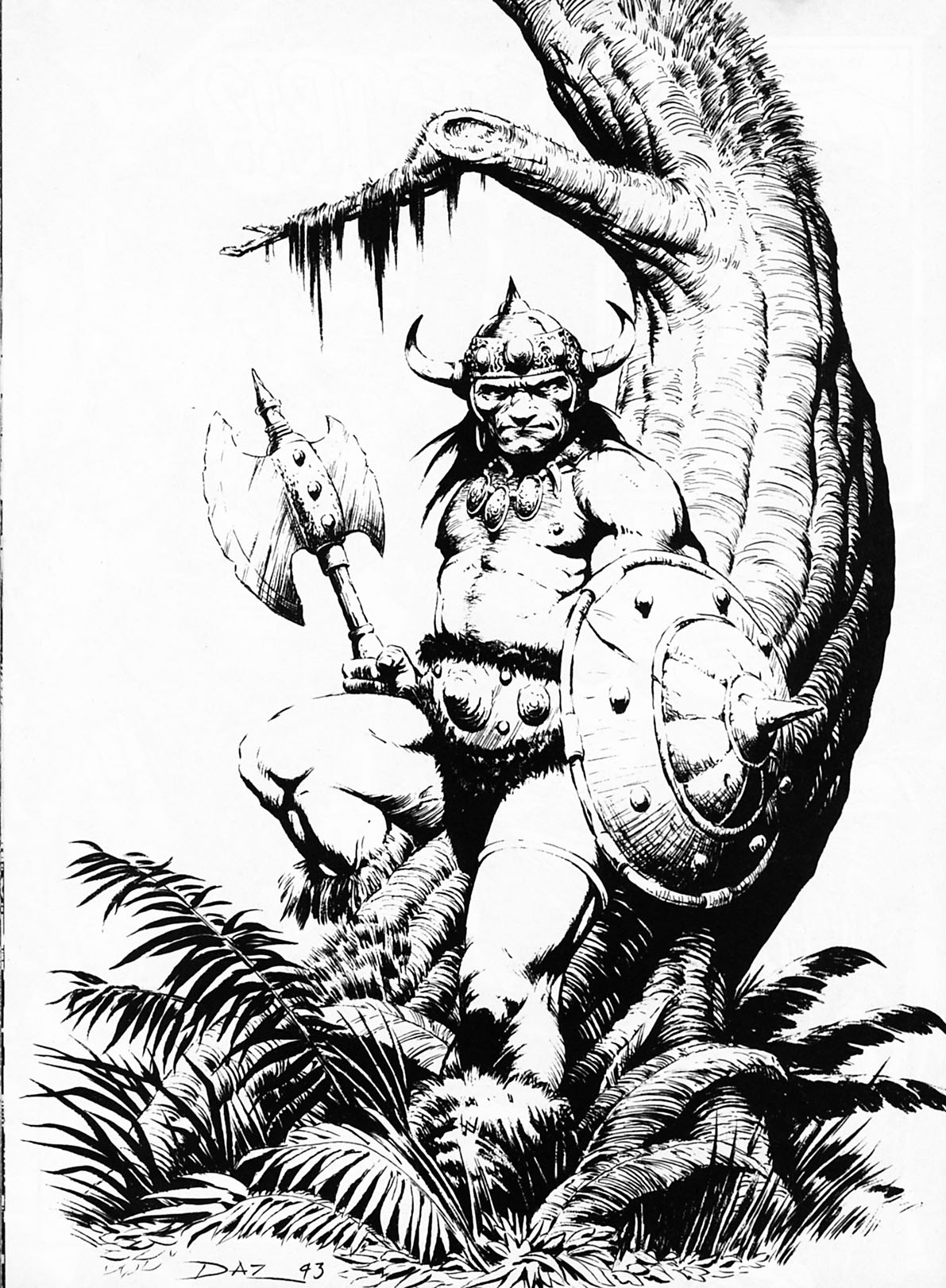 Read online The Savage Sword Of Conan comic -  Issue #220 - 57