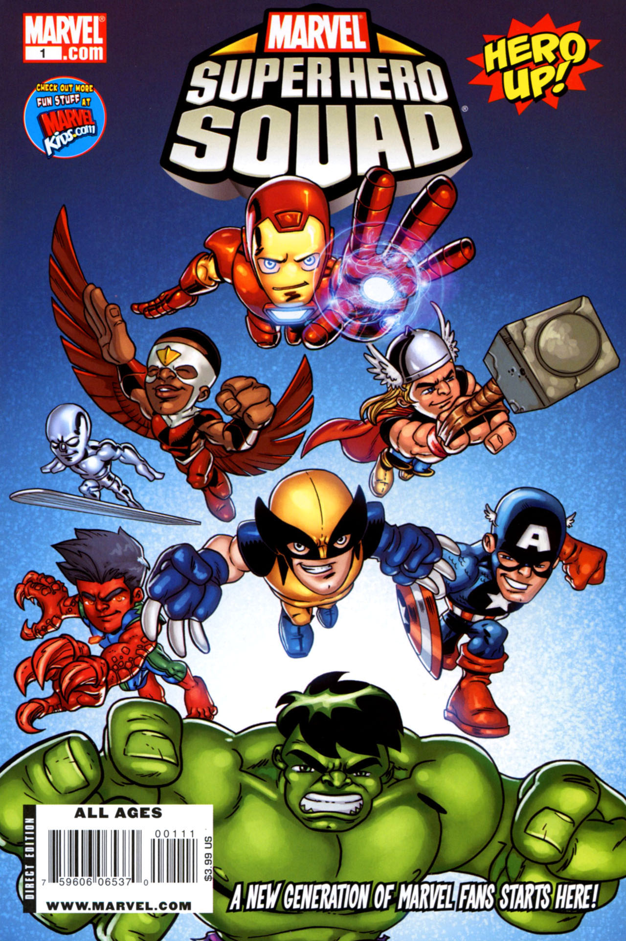 Read online Marvel Super Hero Squad: Hero Up! comic -  Issue # Full - 1