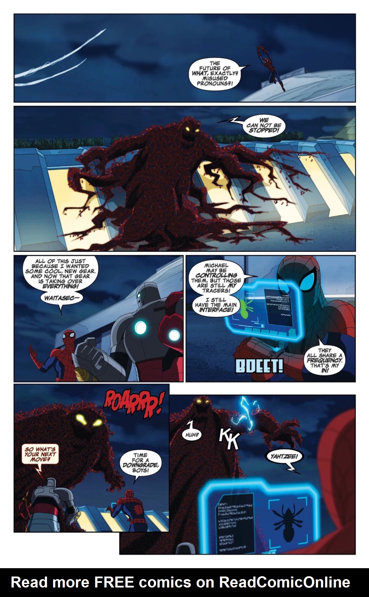 Read online Marvel Universe Ultimate Spider-Man: Web Warriors comic -  Issue #3 - 19