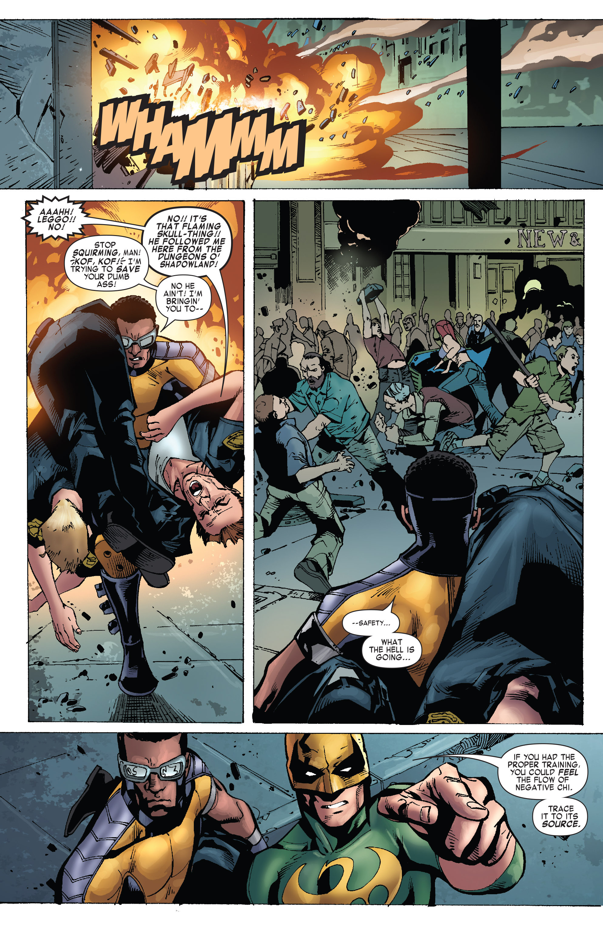 Read online Shadowland: Power Man comic -  Issue #4 - 7