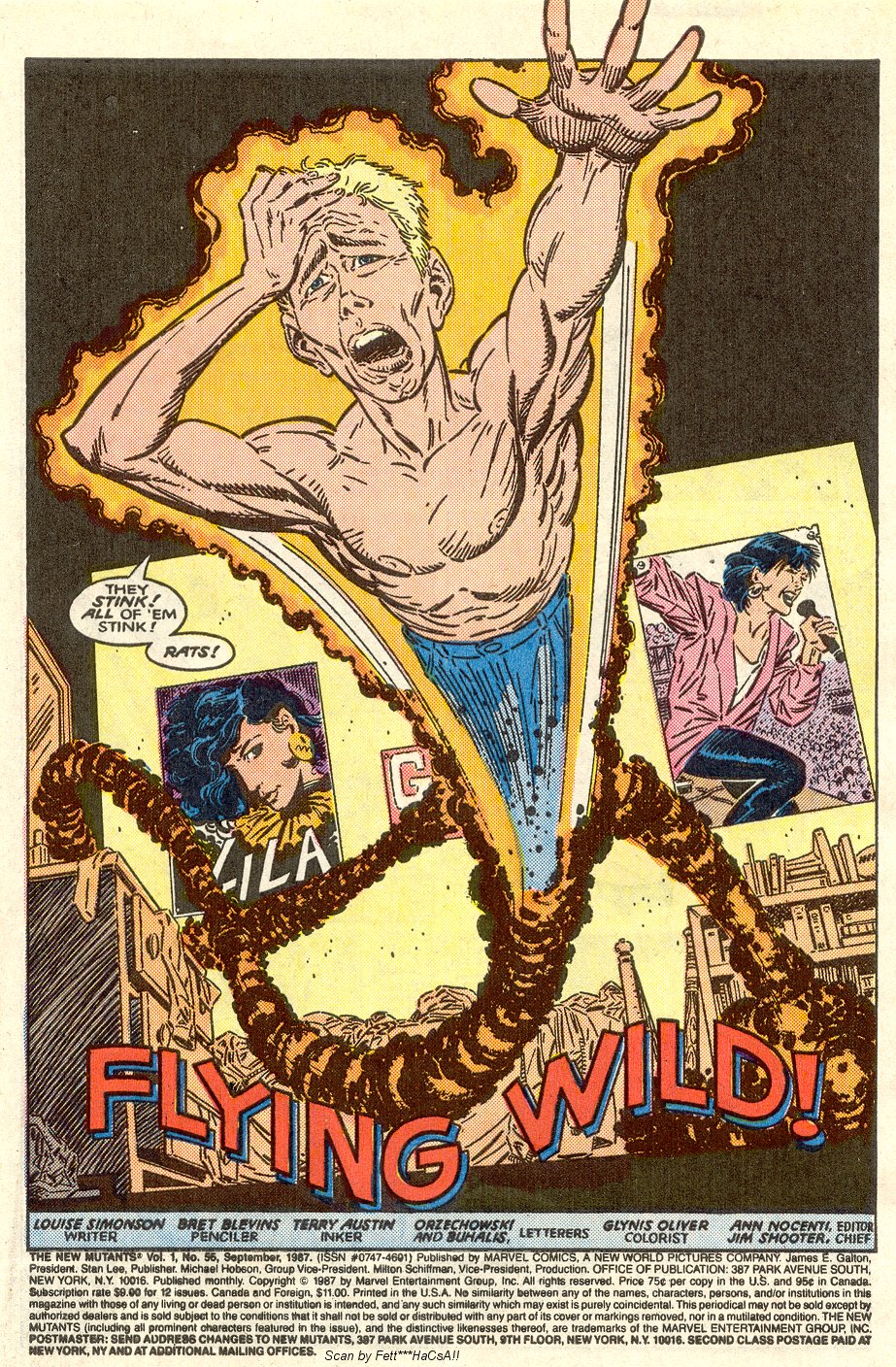 Read online The New Mutants comic -  Issue #55 - 2