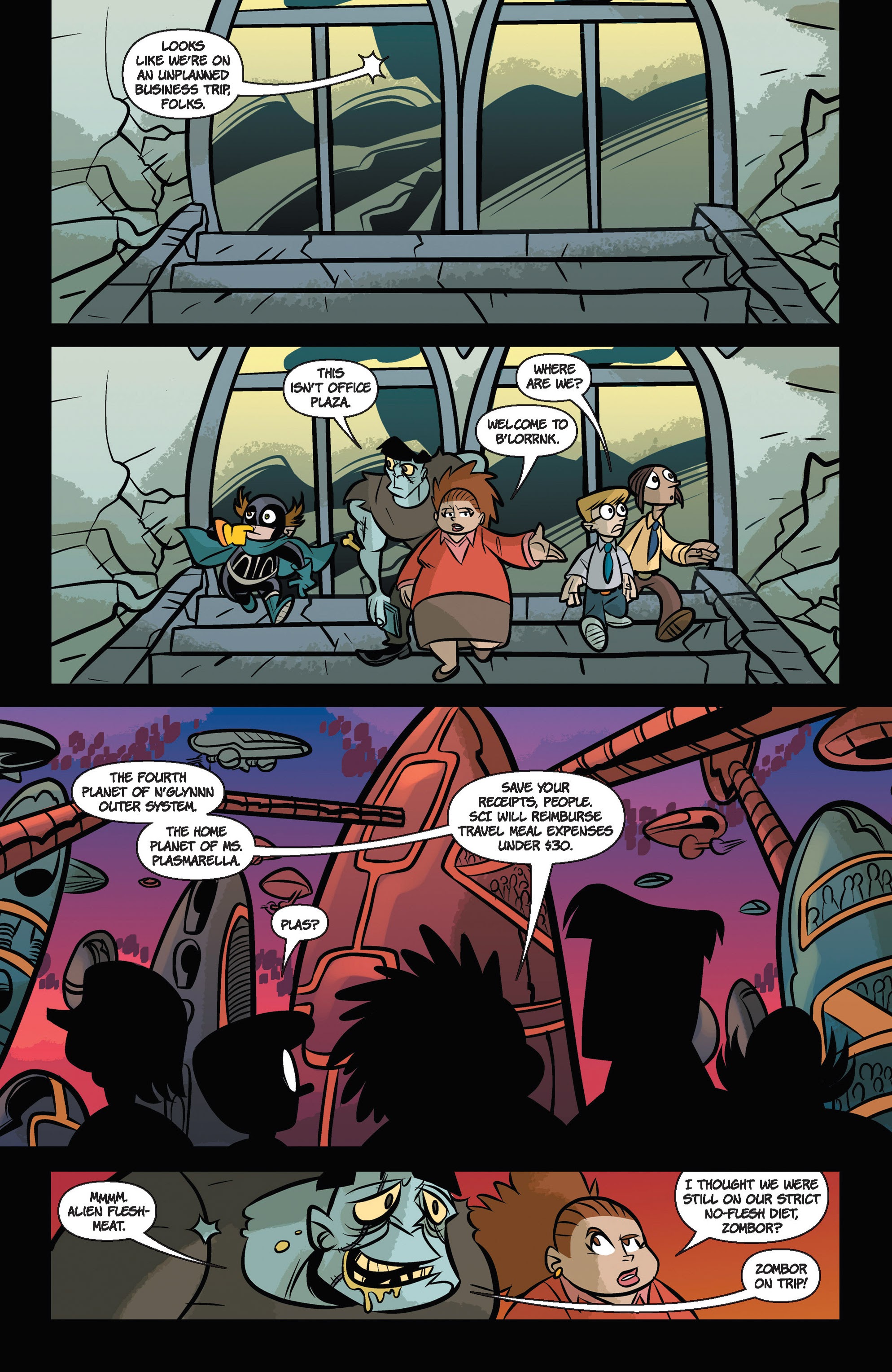 Read online Super Human Resources comic -  Issue #3 - 7