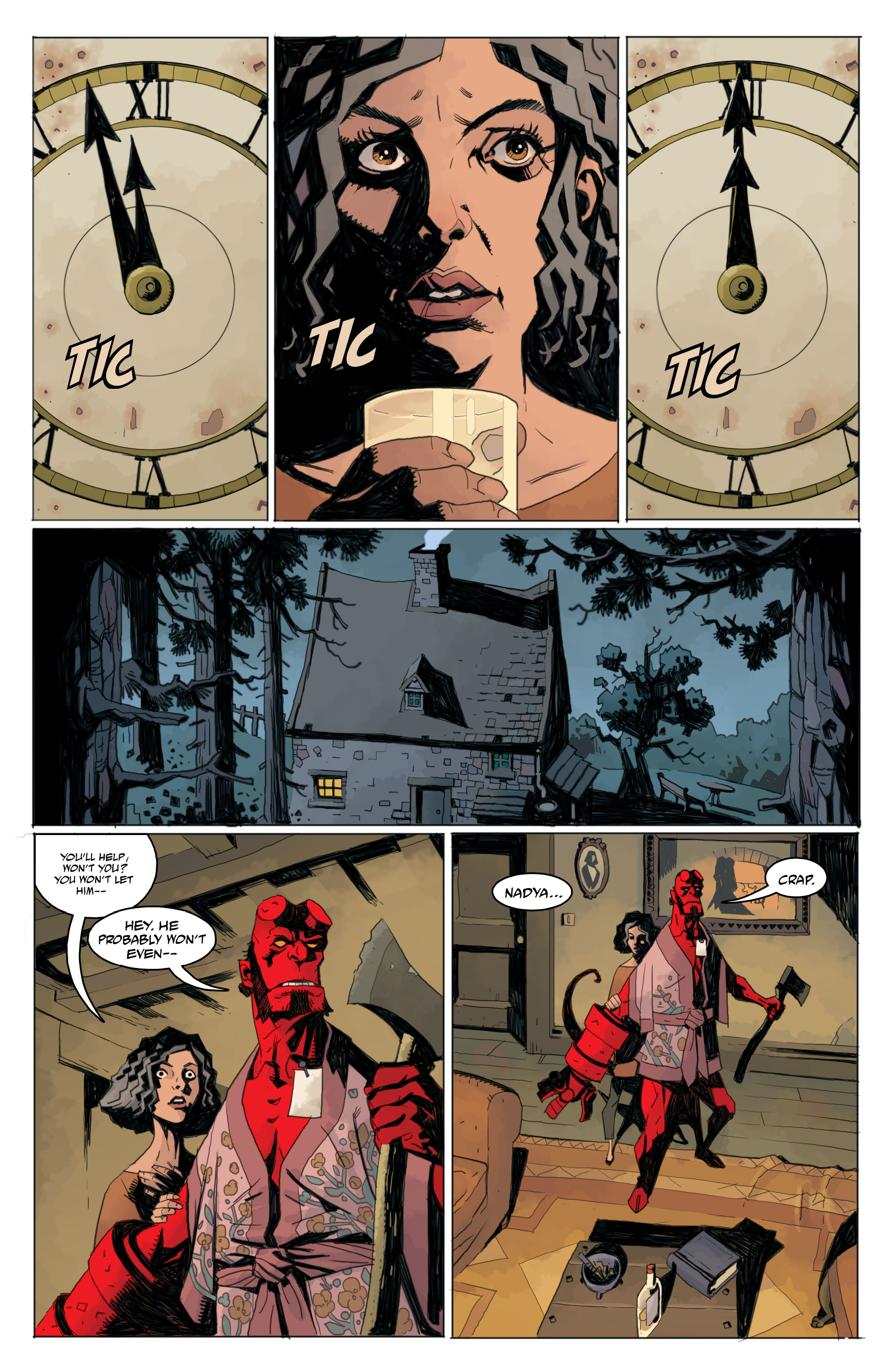 Read online Hellboy and the B.P.R.D.: Her Fatal Hour comic -  Issue # Full - 13