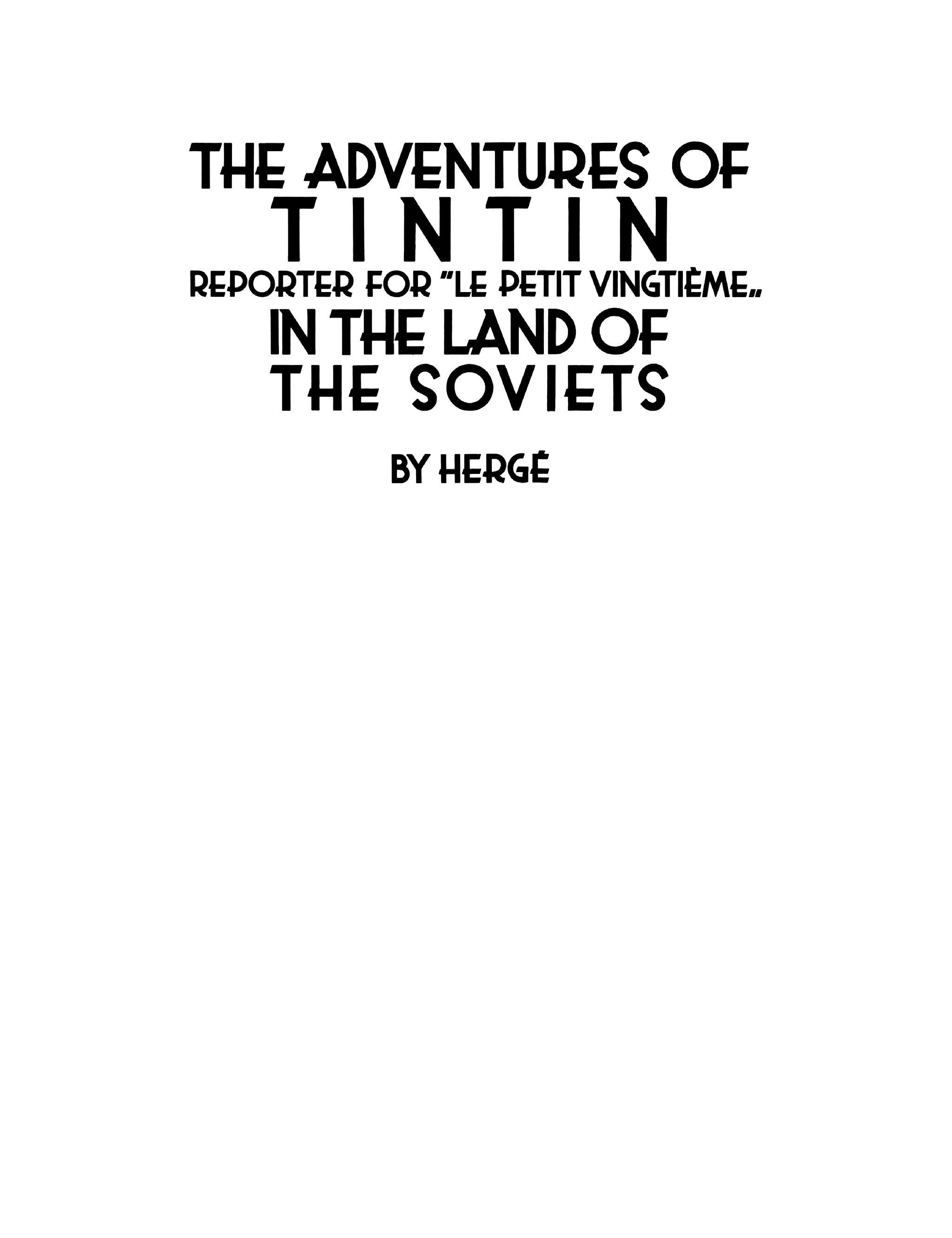The Adventures of Tintin Issue #1 #1 - English 3