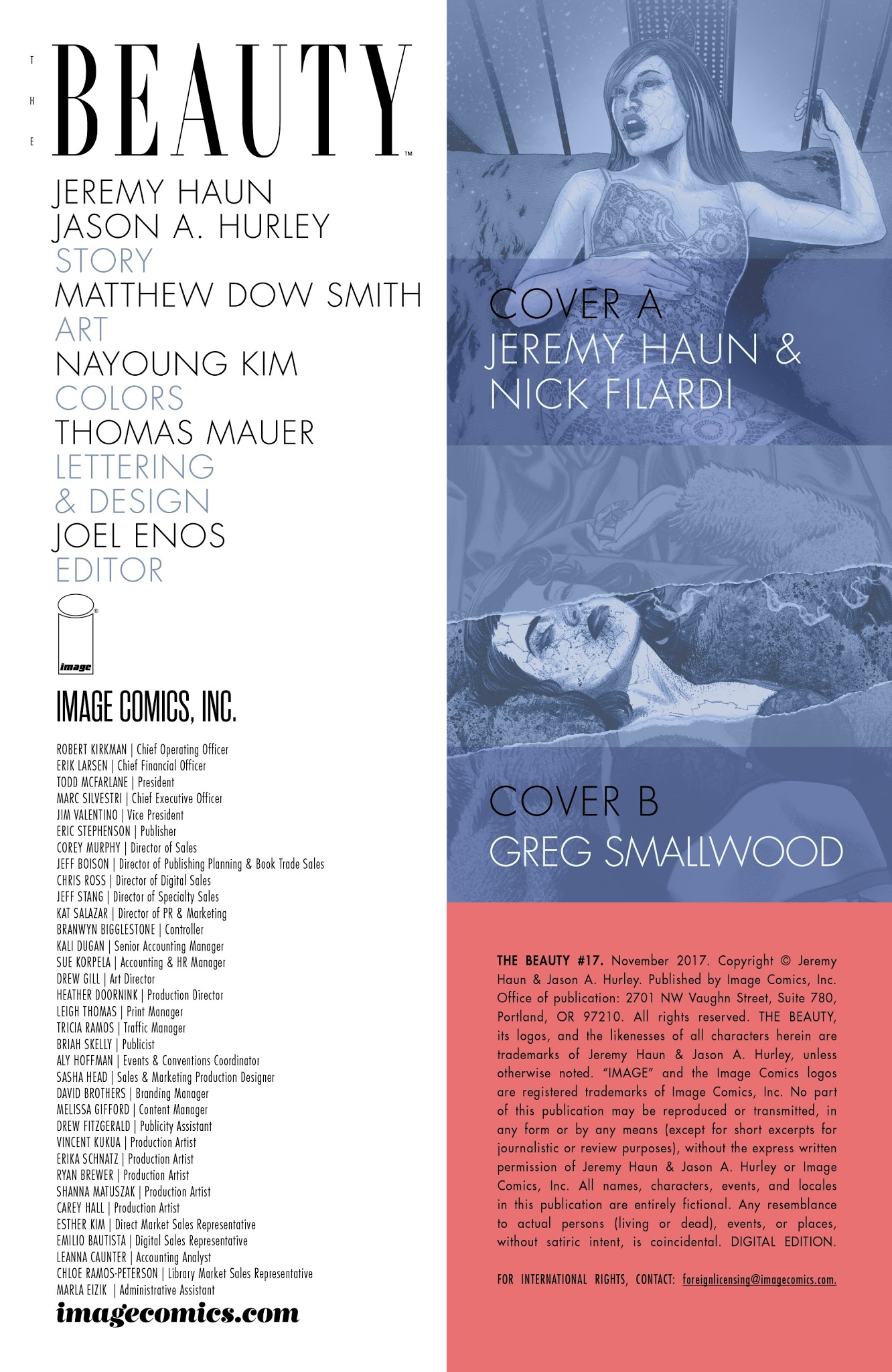 Read online The Beauty comic -  Issue #17 - 2