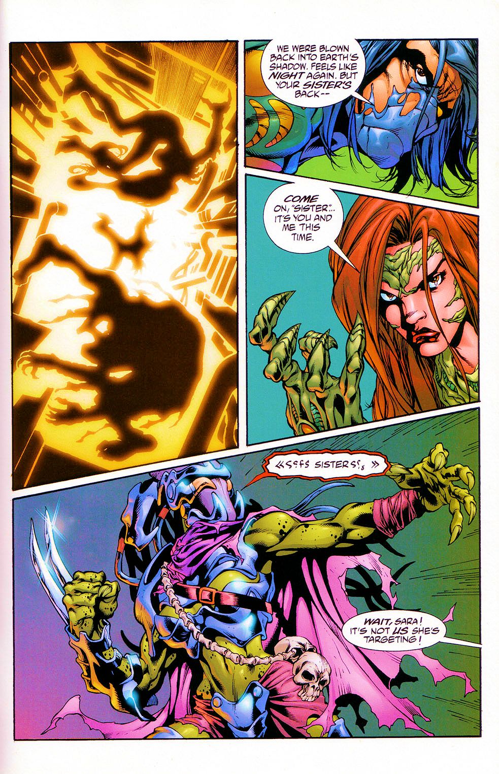 Read online Witchblade/Aliens/The Darkness/Predator: Mindhunter comic -  Issue #2 - 20