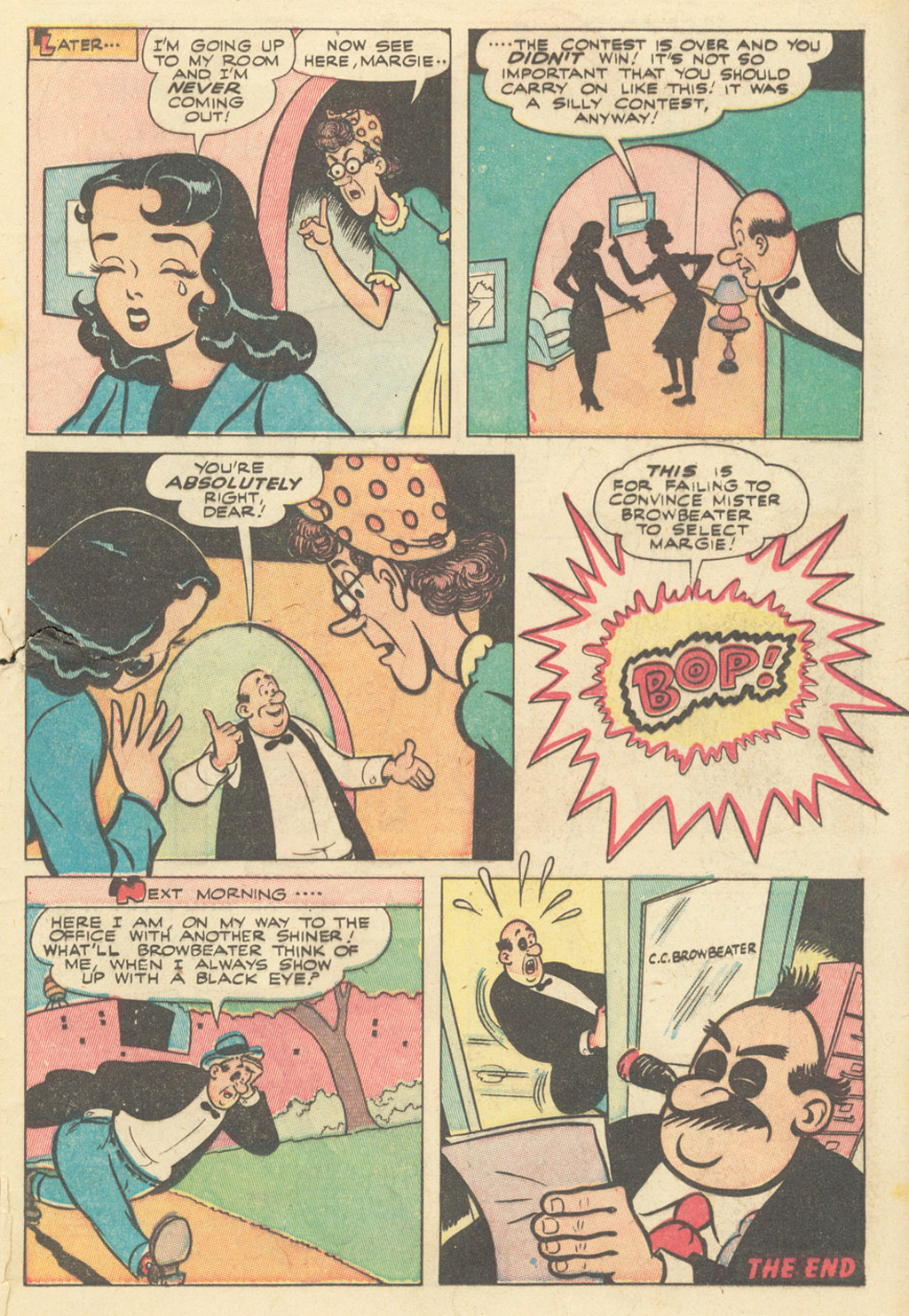 Read online Margie Comics comic -  Issue #37 - 37