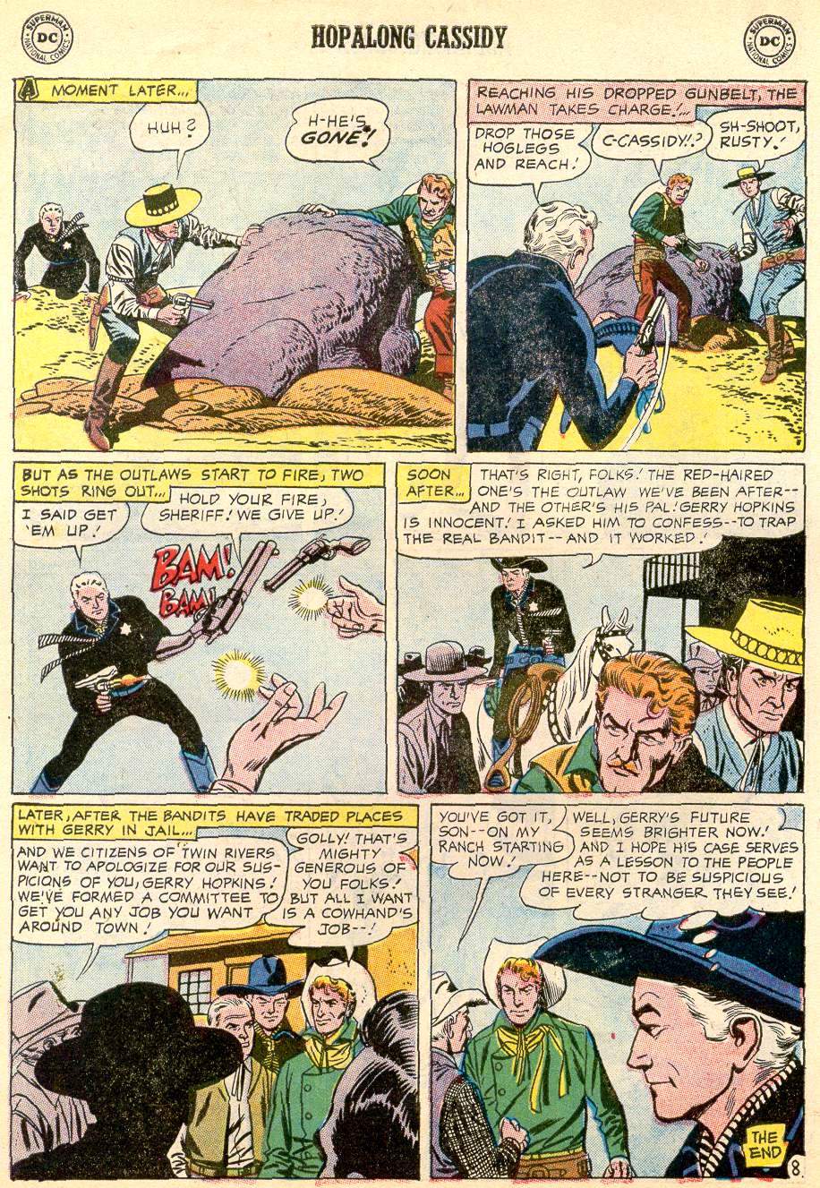 Read online Hopalong Cassidy comic -  Issue #126 - 10