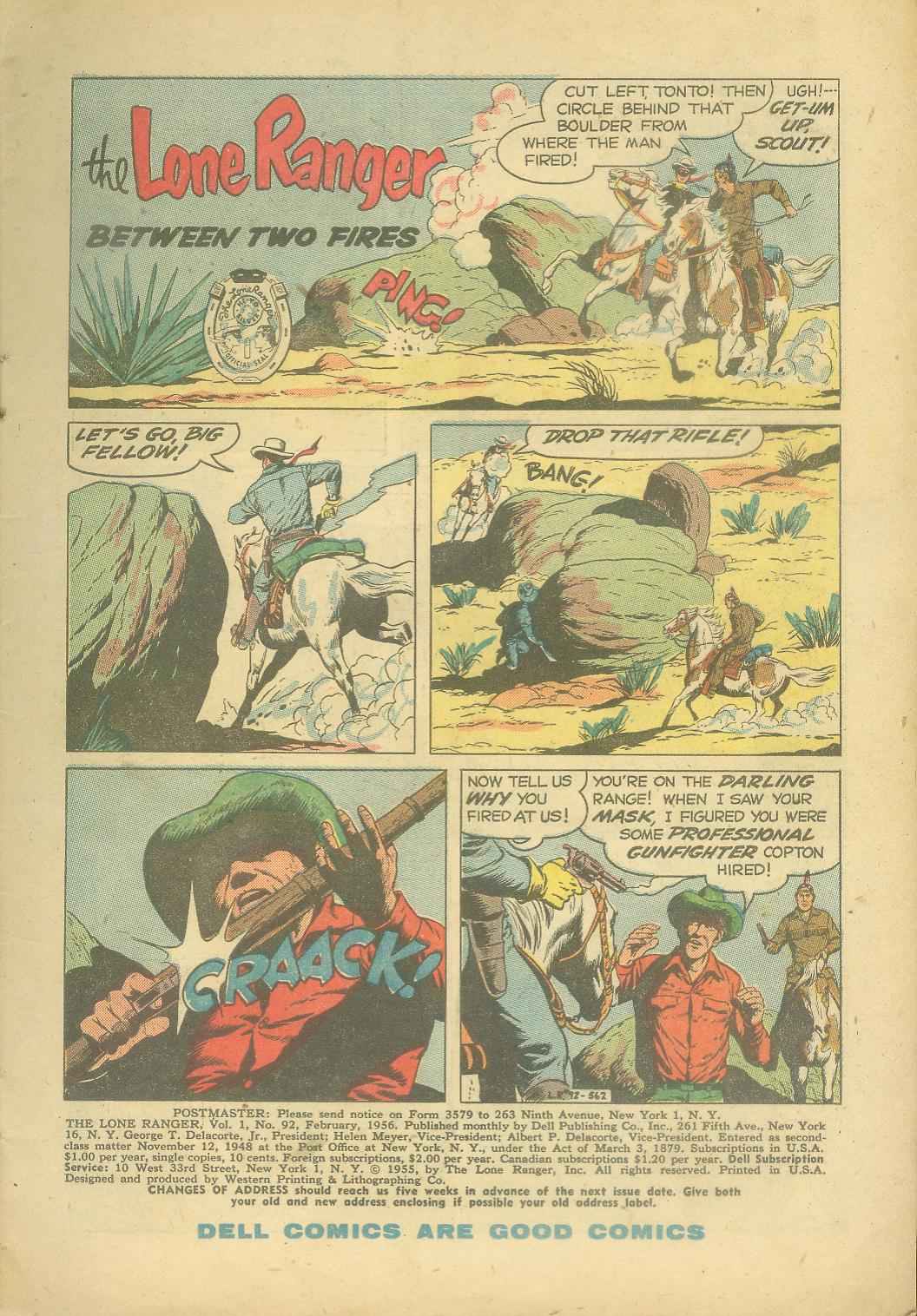 Read online The Lone Ranger (1948) comic -  Issue #92 - 3