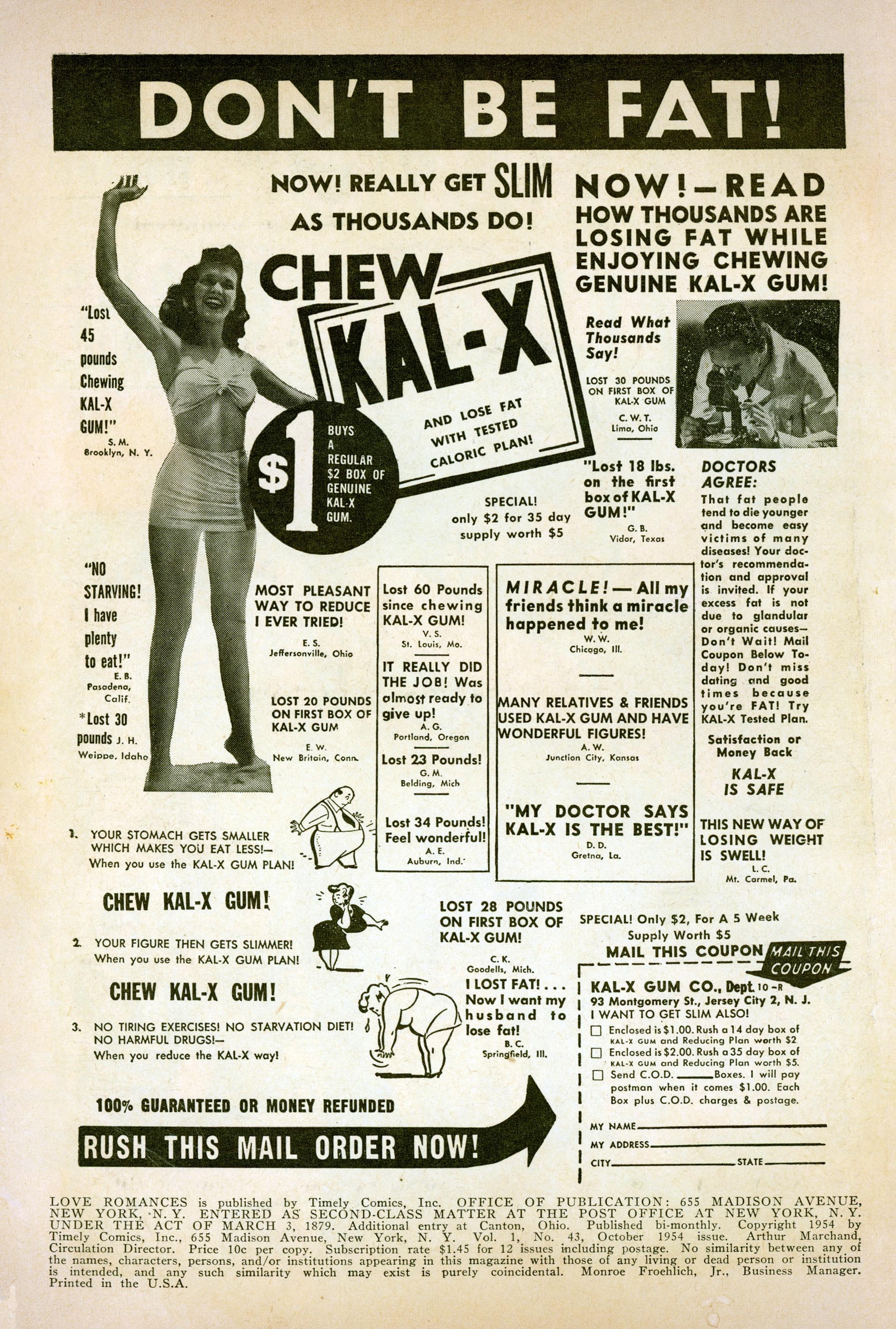 Read online Love Romances comic -  Issue #43 - 2