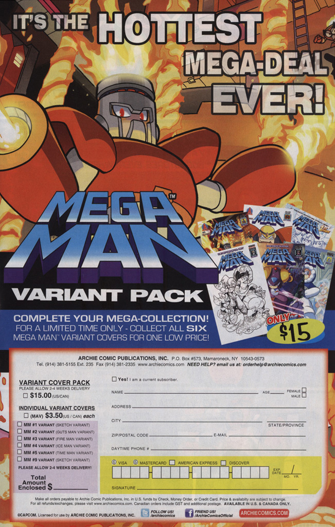 Read online Mega Man comic -  Issue #11 - 13