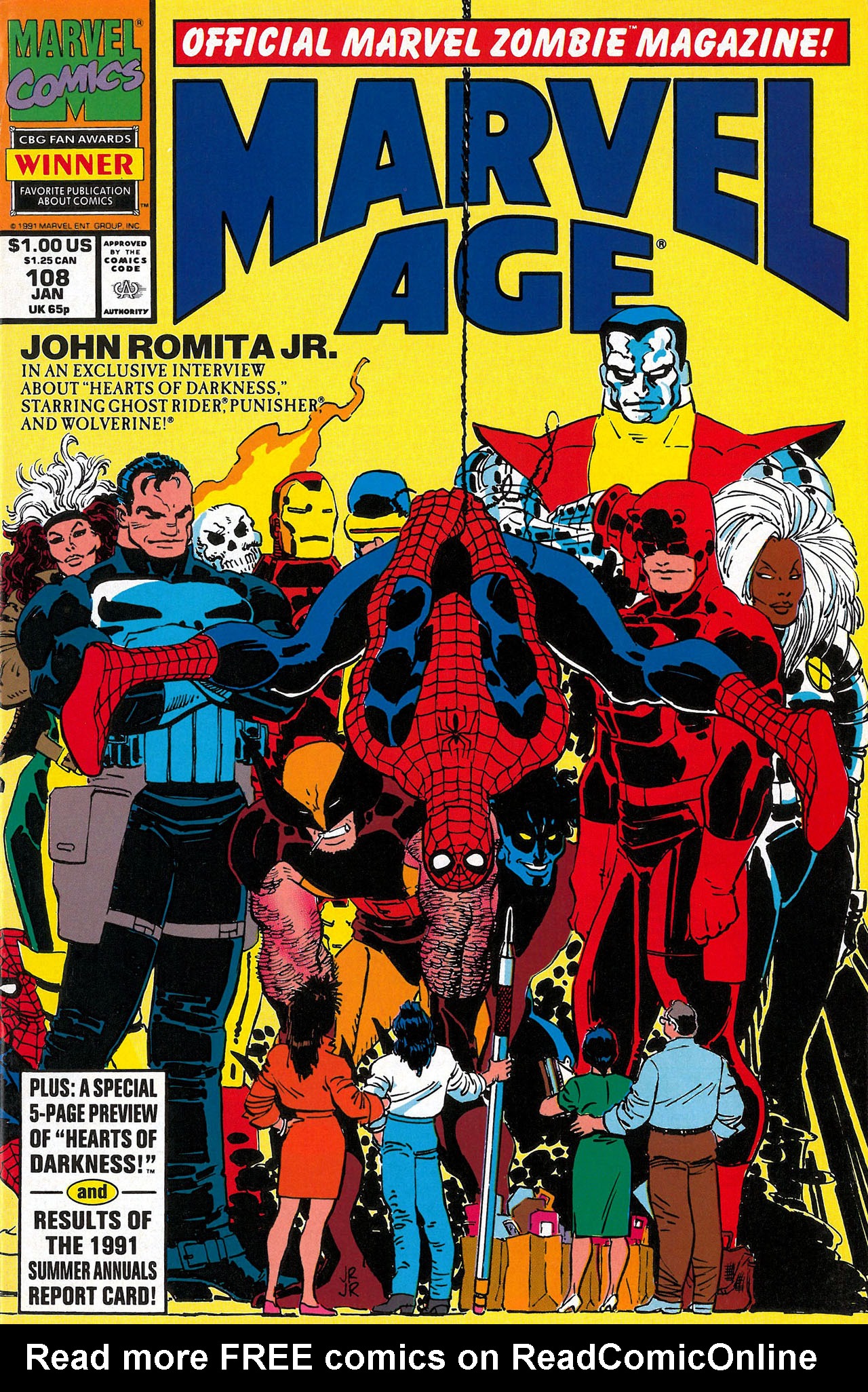Read online Marvel Age comic -  Issue #108 - 1
