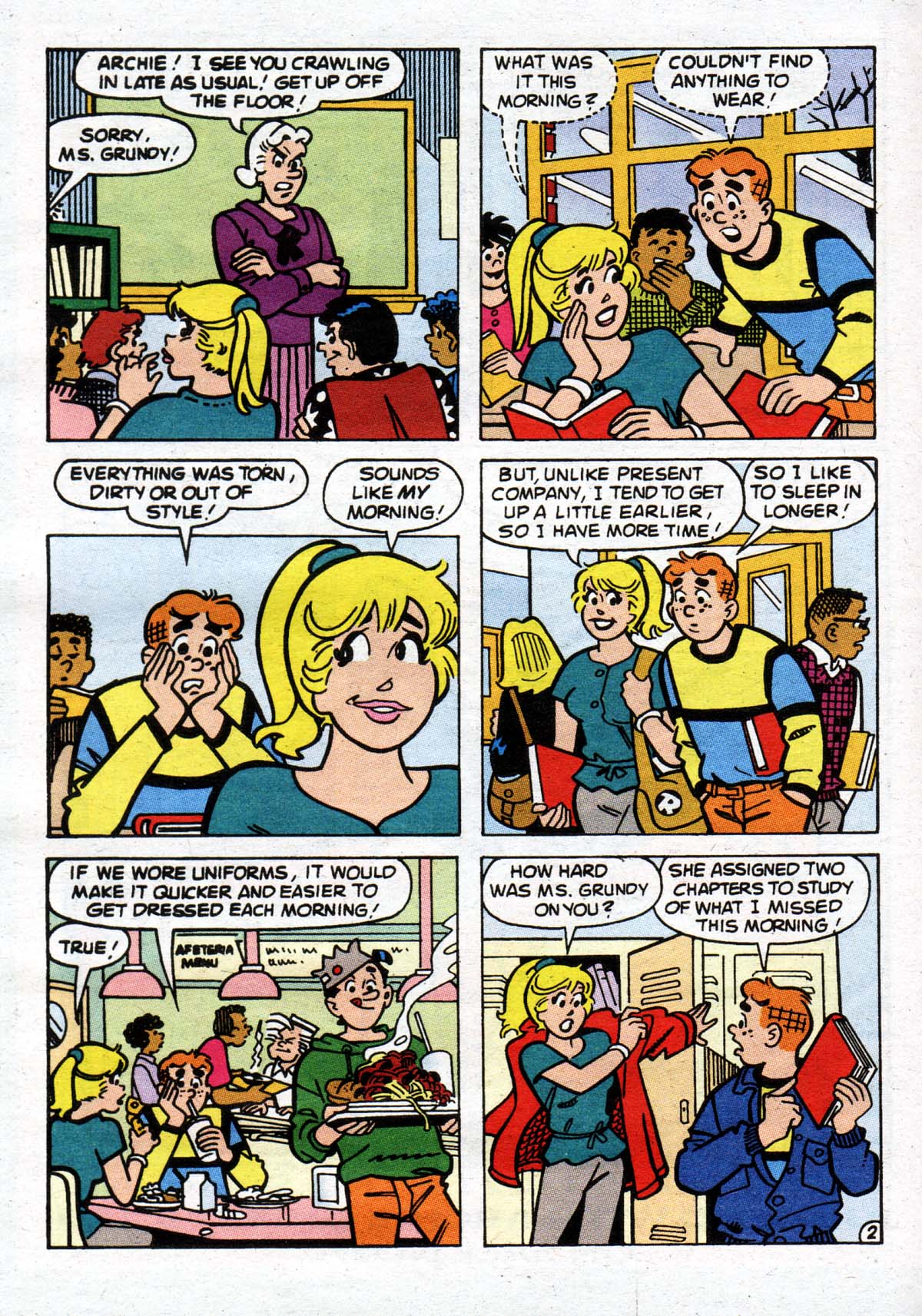 Read online Betty and Veronica Digest Magazine comic -  Issue #135 - 71
