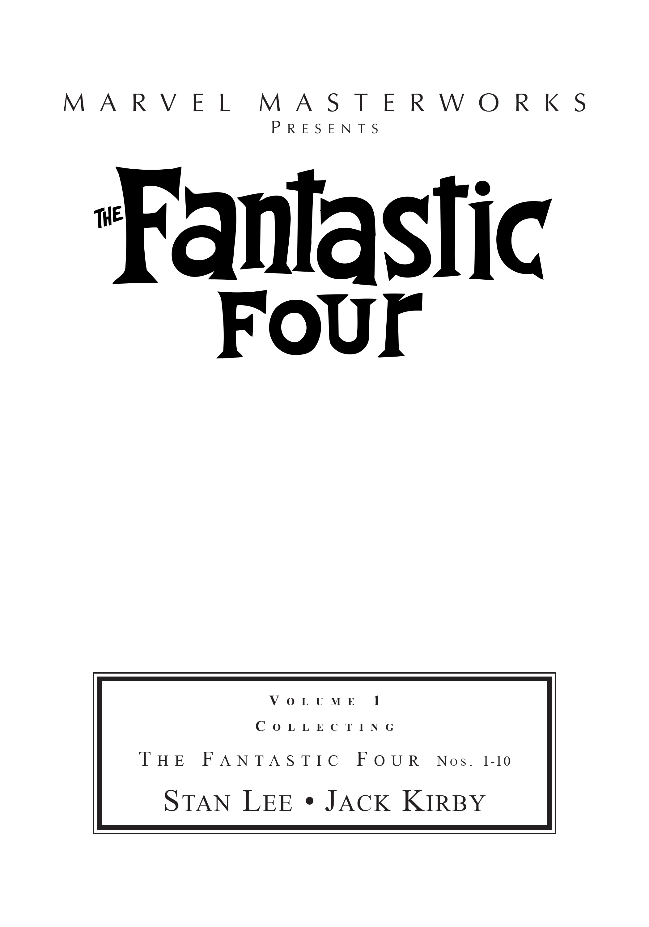 Read online Marvel Masterworks: The Fantastic Four comic -  Issue # TPB 1 (Part 1) - 2