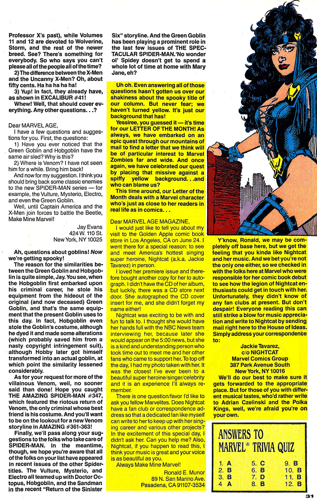 Read online Marvel Age comic -  Issue #110 - 32