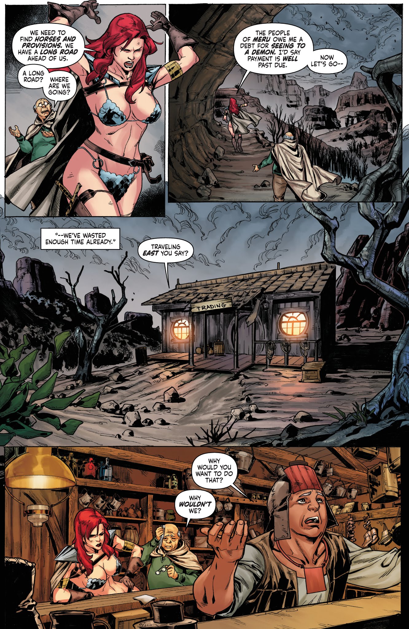 Read online Red Sonja Vol. 4 comic -  Issue # _TPB 3 (Part 1) - 58