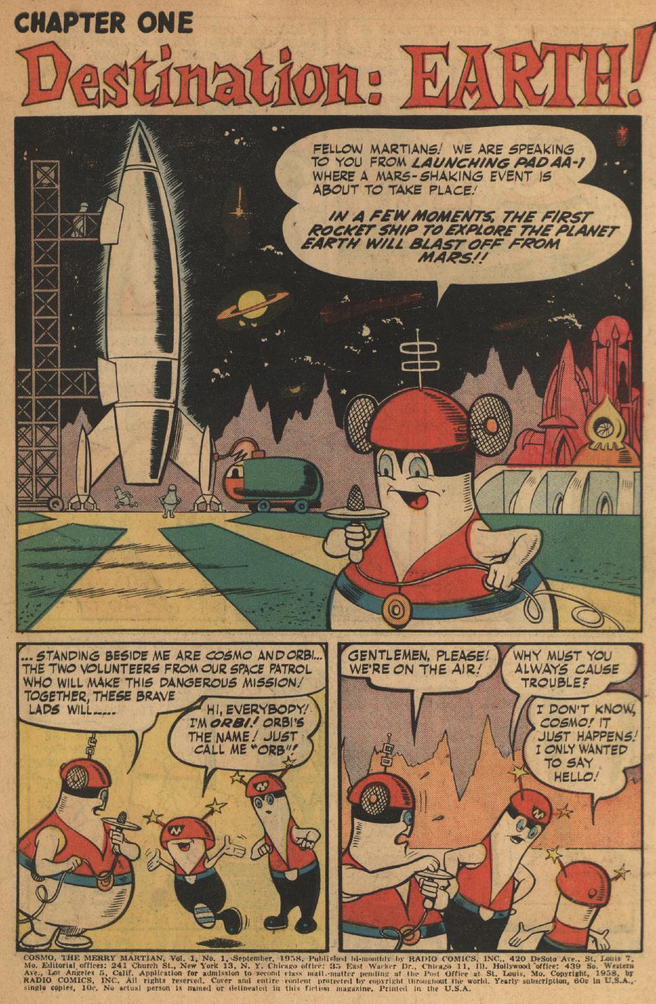 Read online Cosmo the Merry Martian comic -  Issue #1 - 3