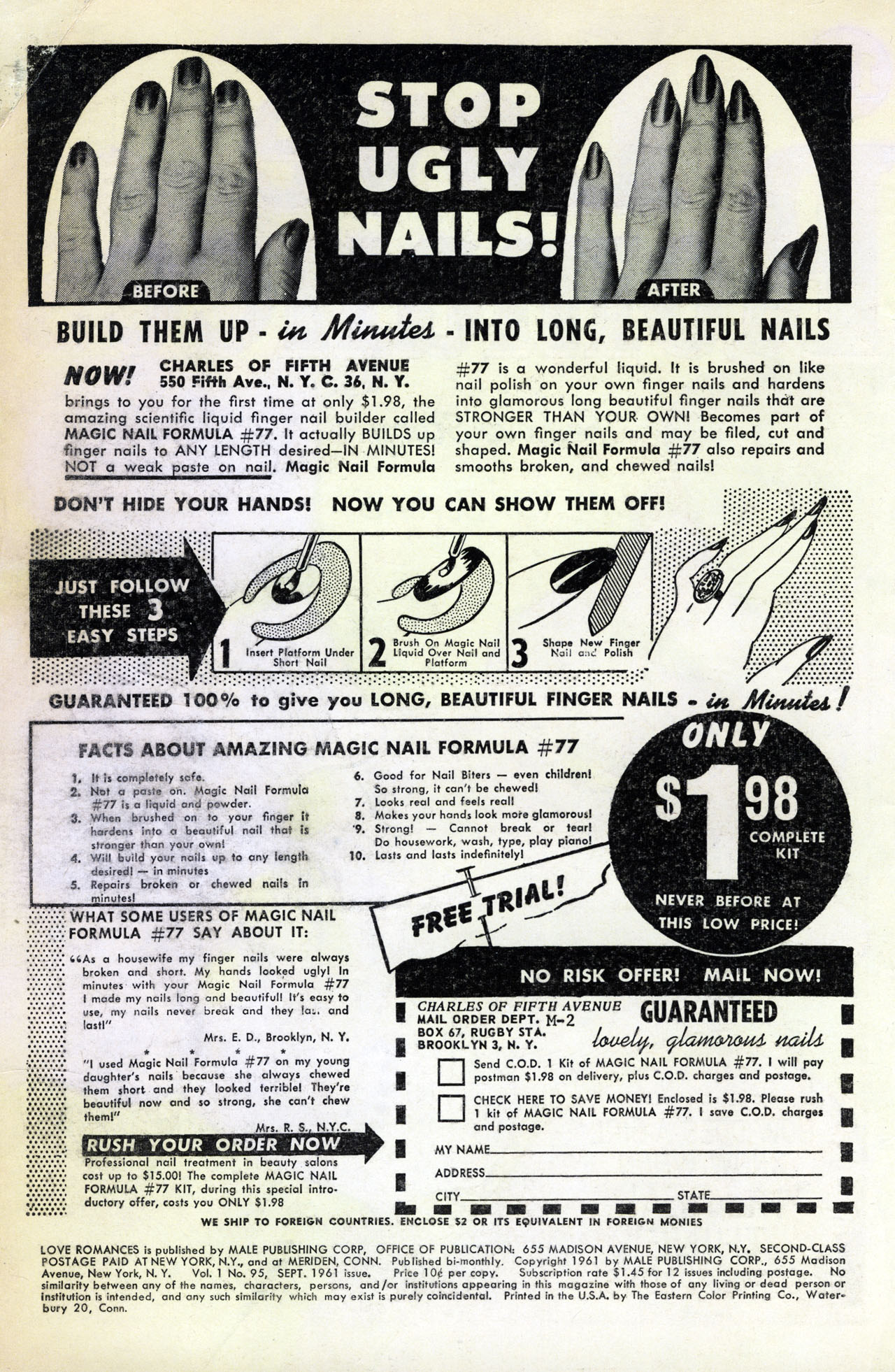 Read online Love Romances comic -  Issue #95 - 2