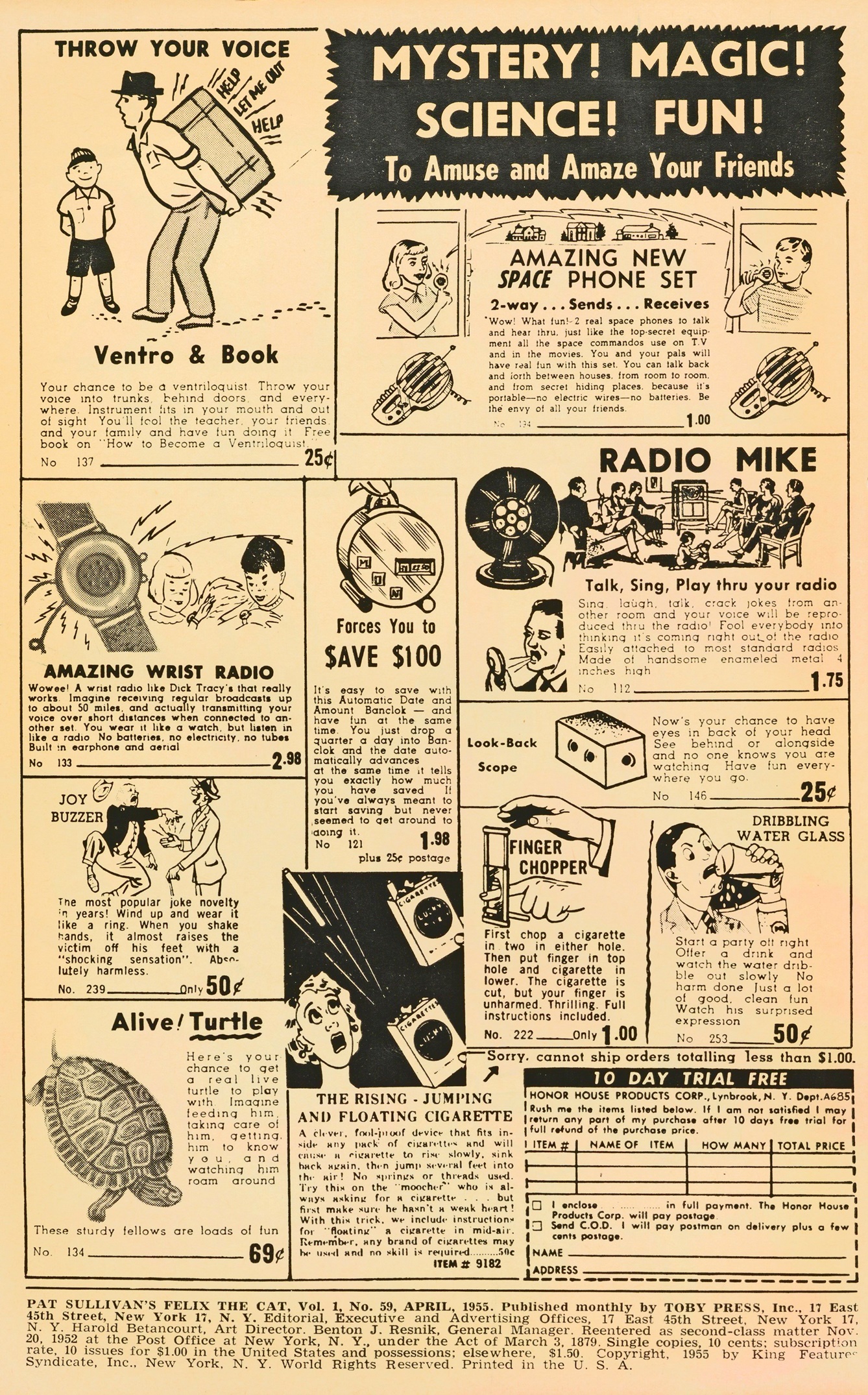 Read online Felix the Cat (1951) comic -  Issue #59 - 2