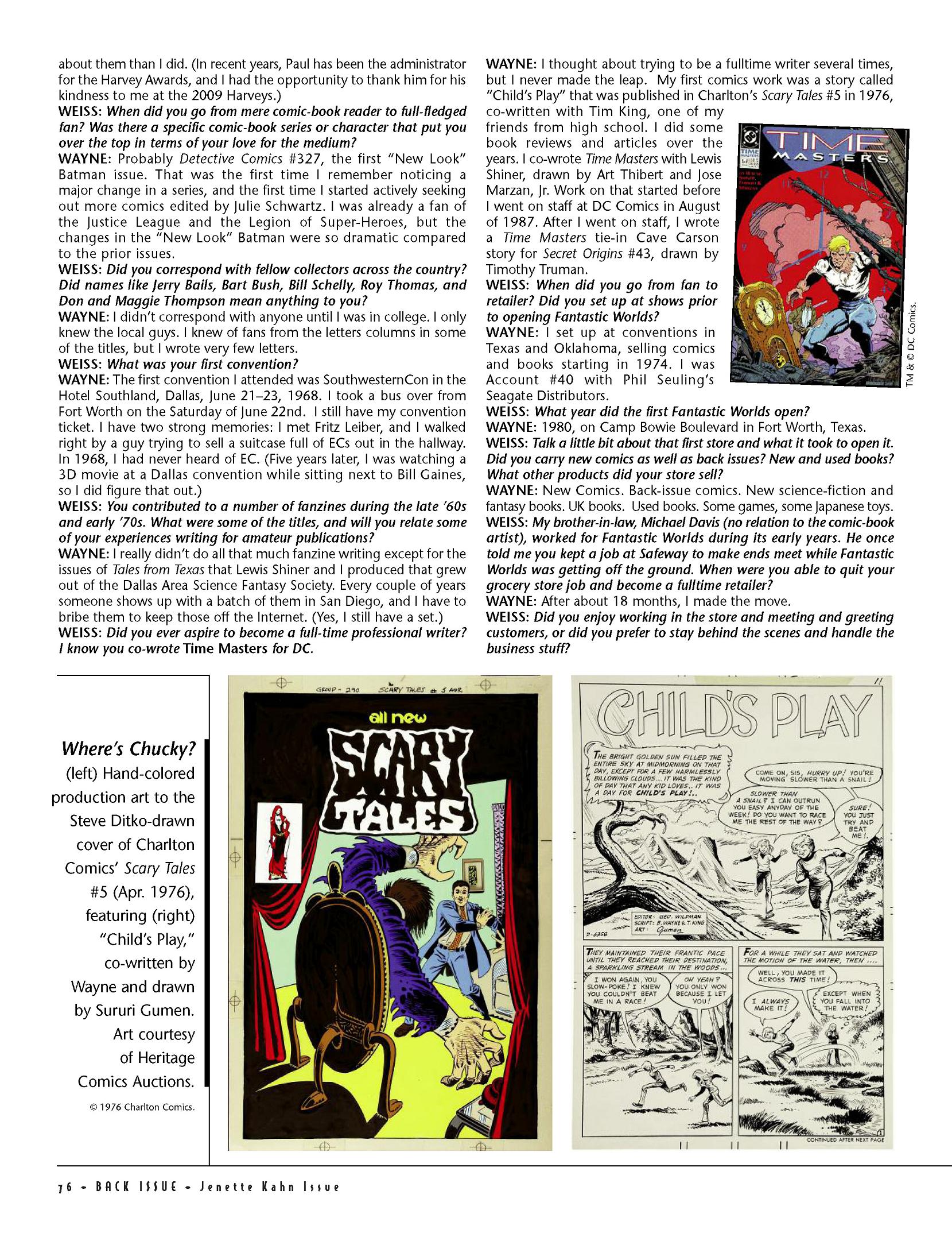 Read online Back Issue comic -  Issue #57 - 74