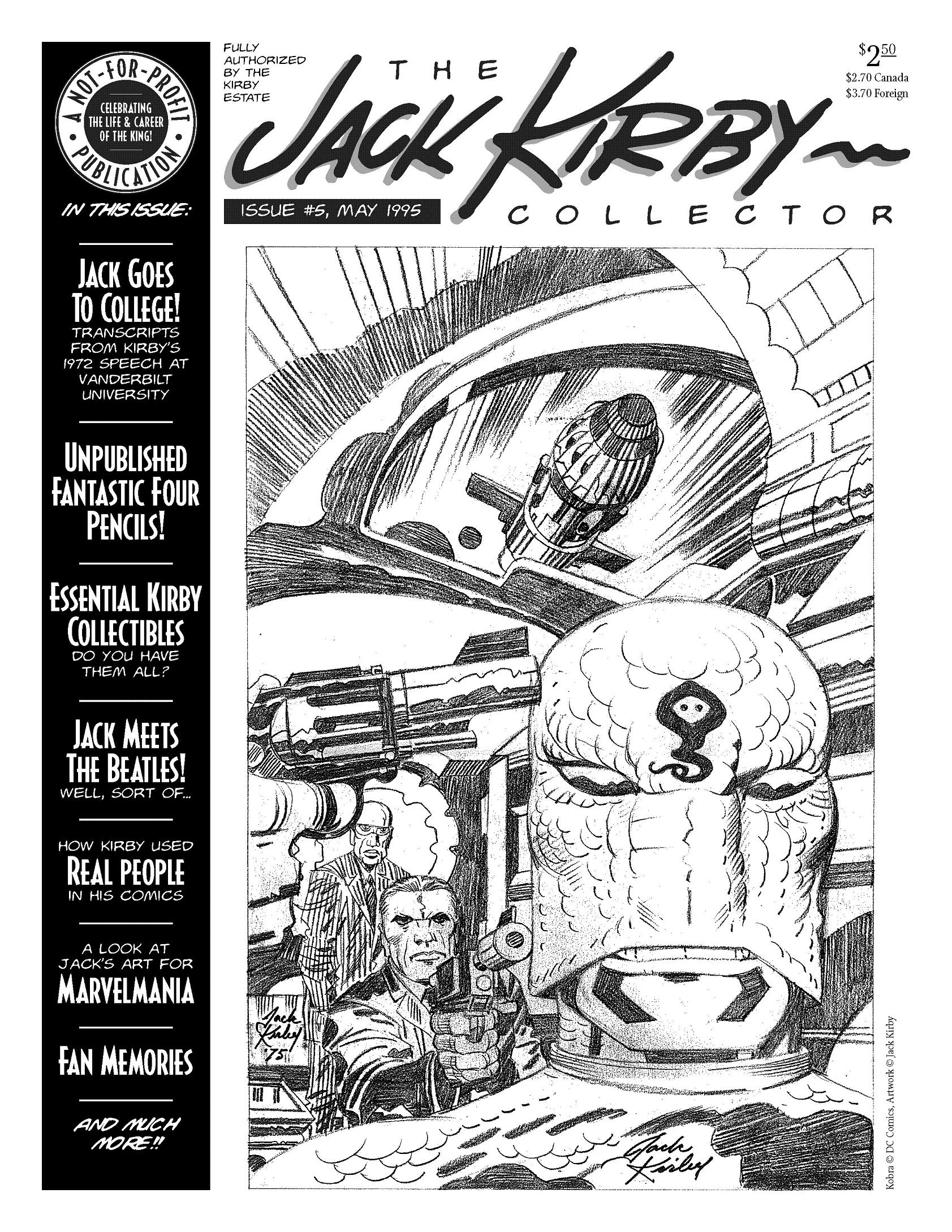 Read online The Jack Kirby Collector comic -  Issue #5 - 1
