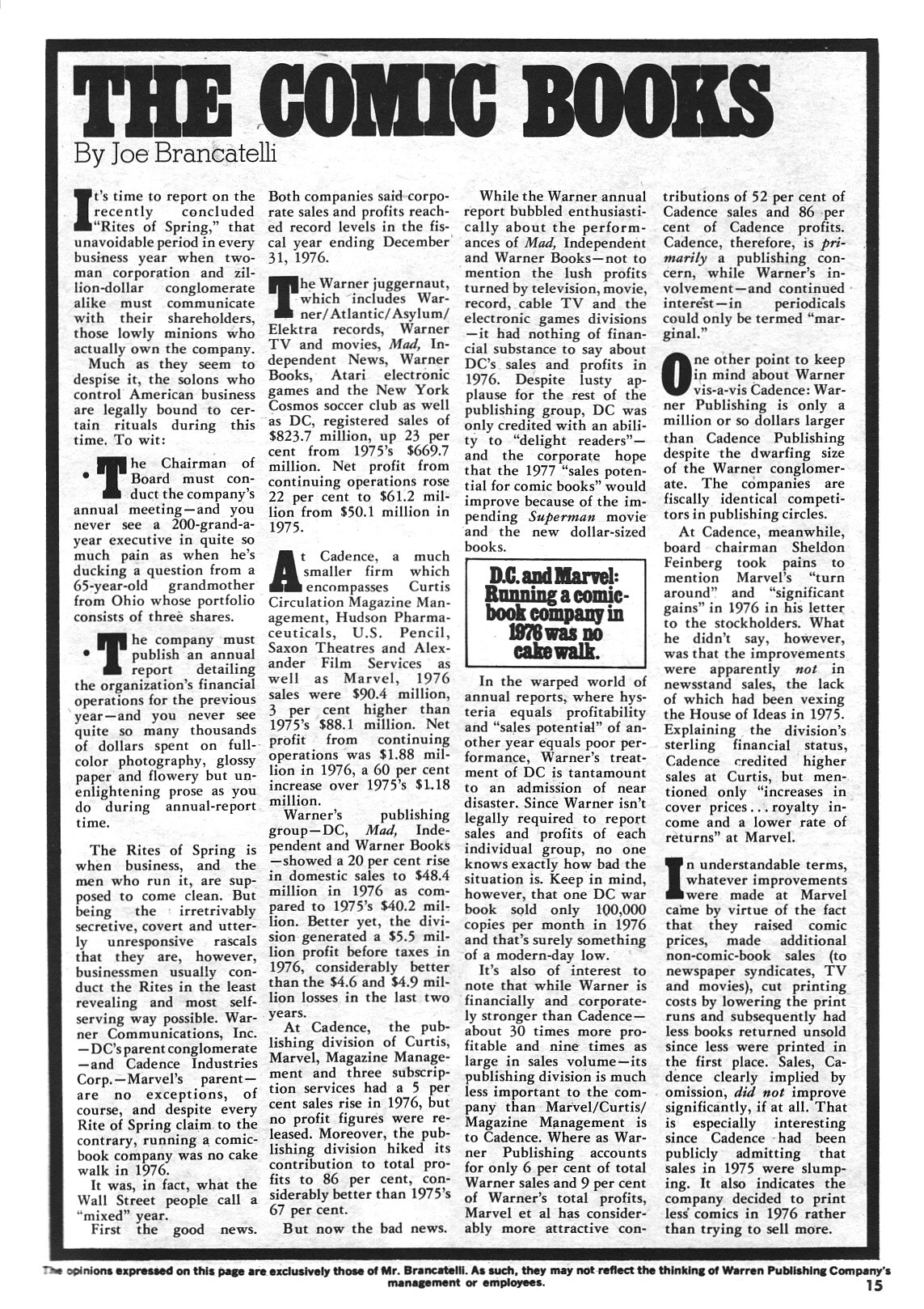 Read online Vampirella (1969) comic -  Issue #64 - 15