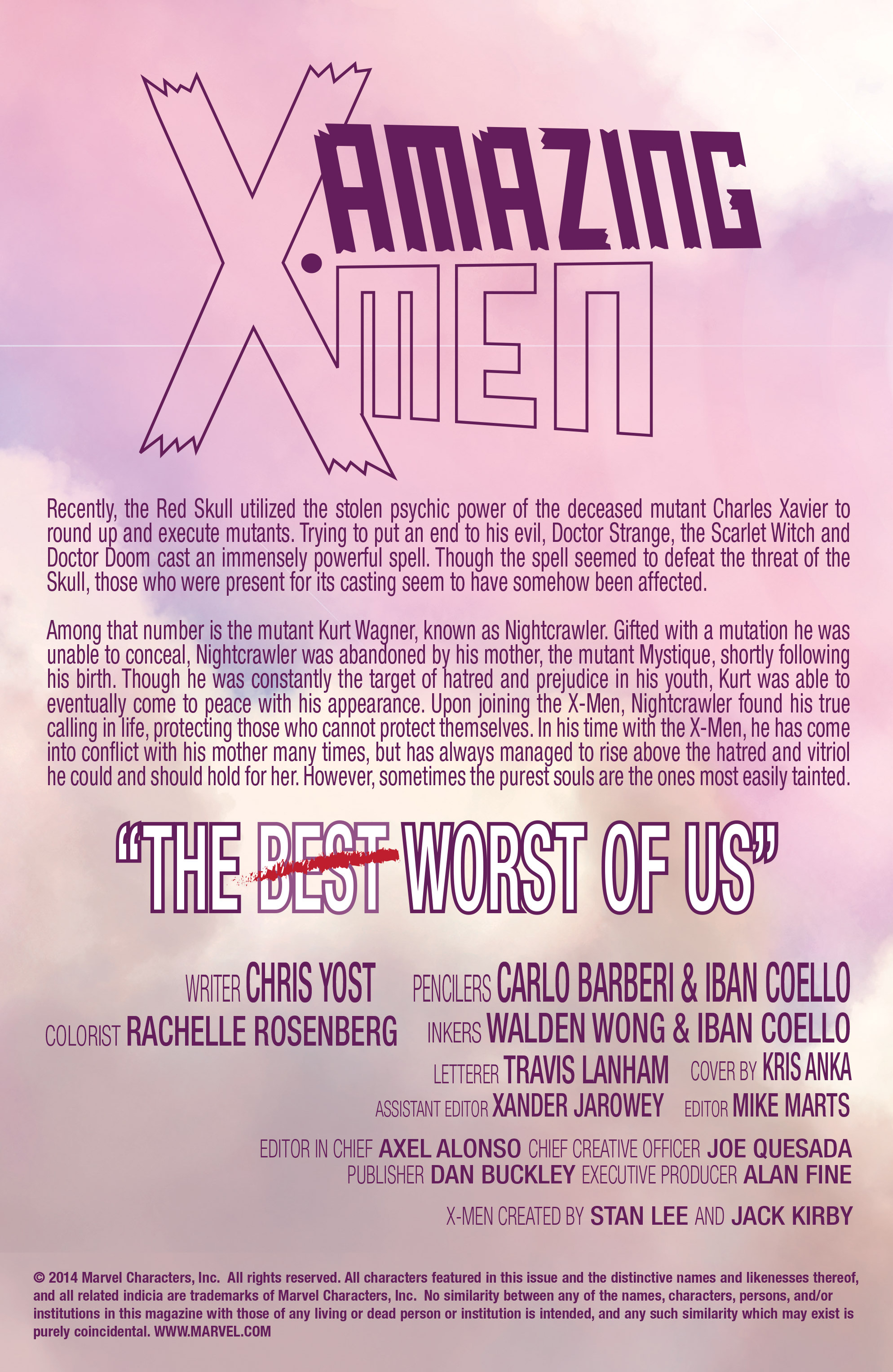 Read online Amazing X-Men (2014) comic -  Issue #14 - 2