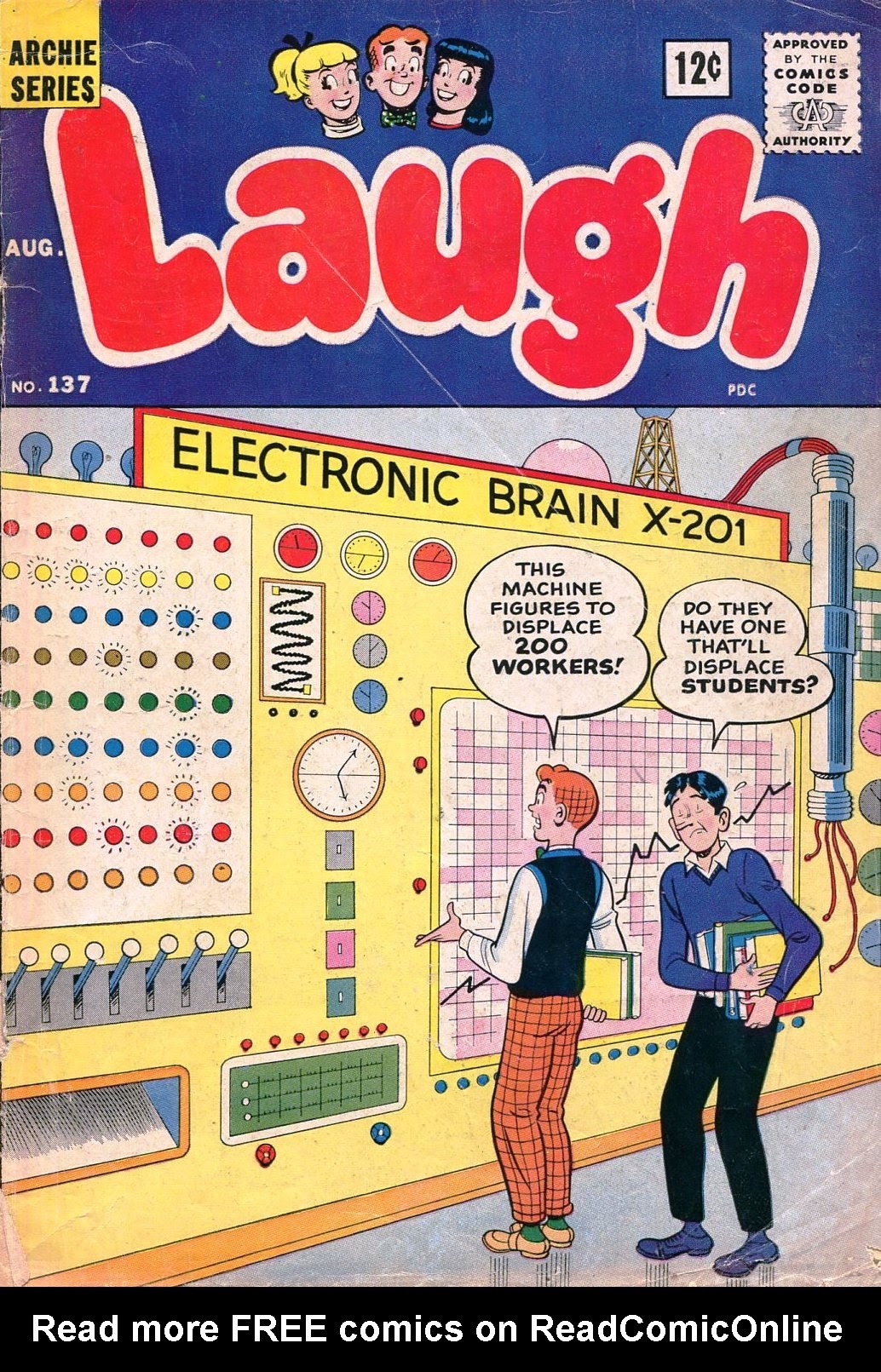 Read online Laugh (Comics) comic -  Issue #137 - 1