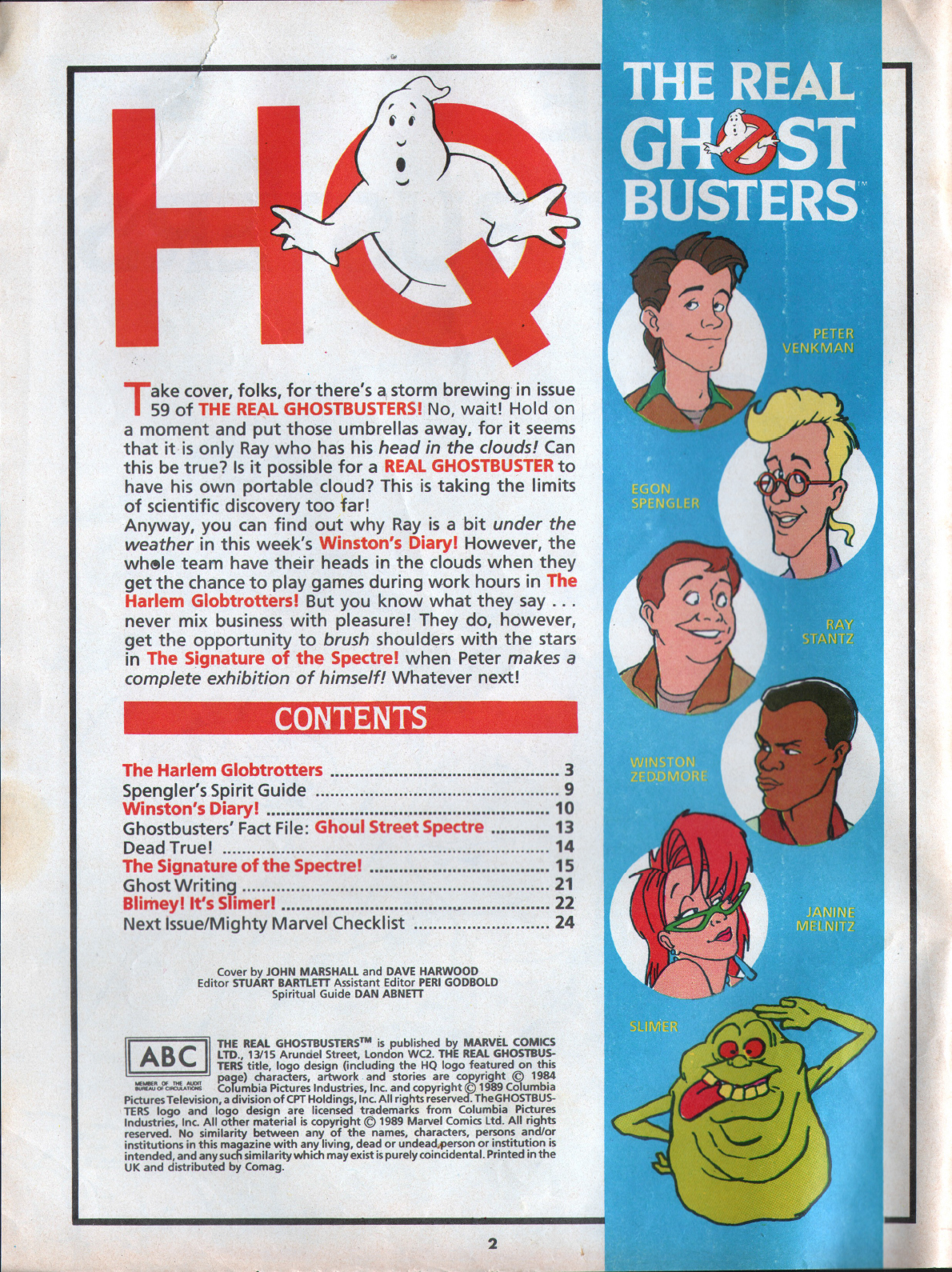 Read online The Real Ghostbusters comic -  Issue #59 - 2
