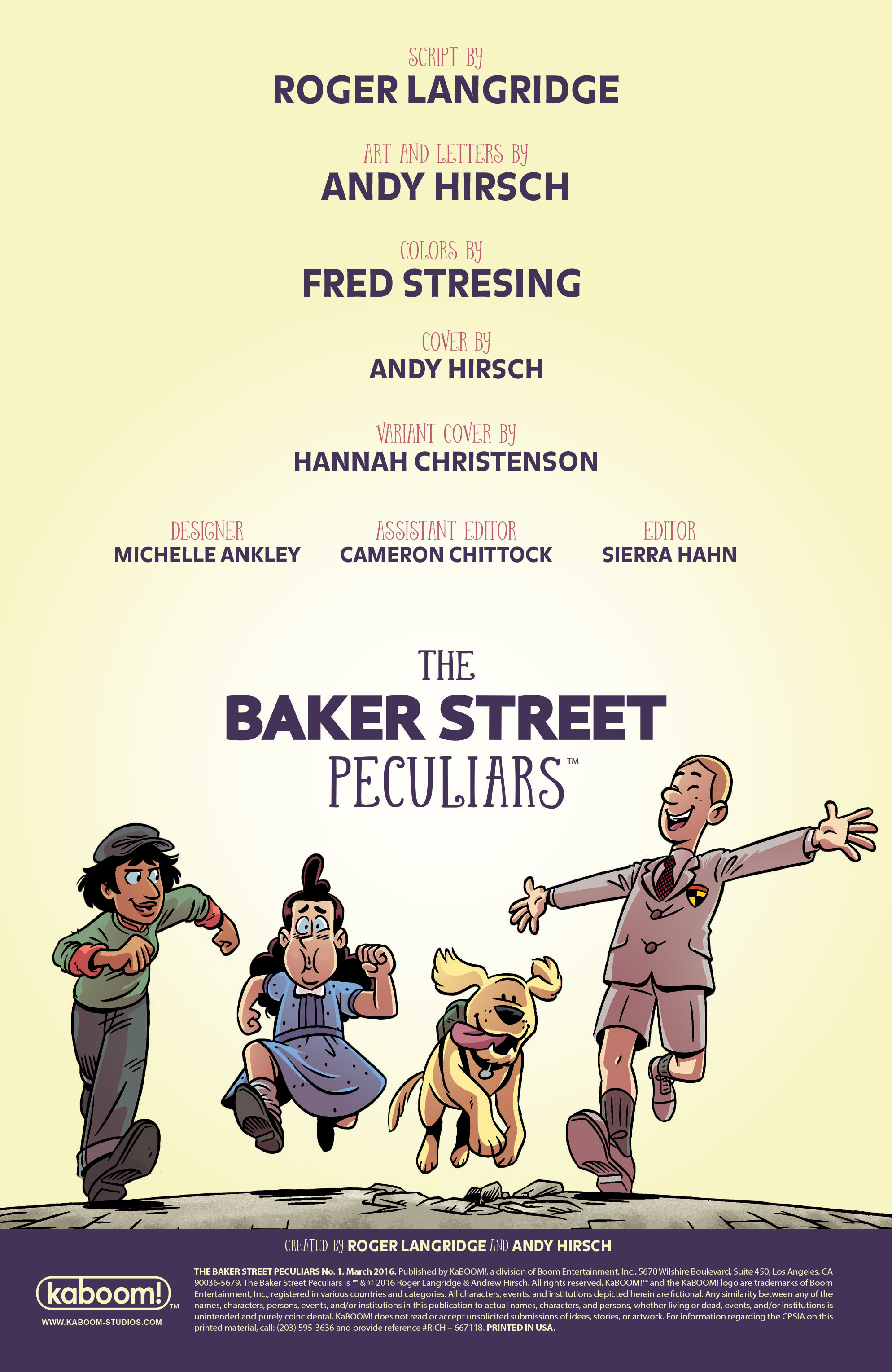 Read online The Baker Street Peculiars comic -  Issue #1 - 2