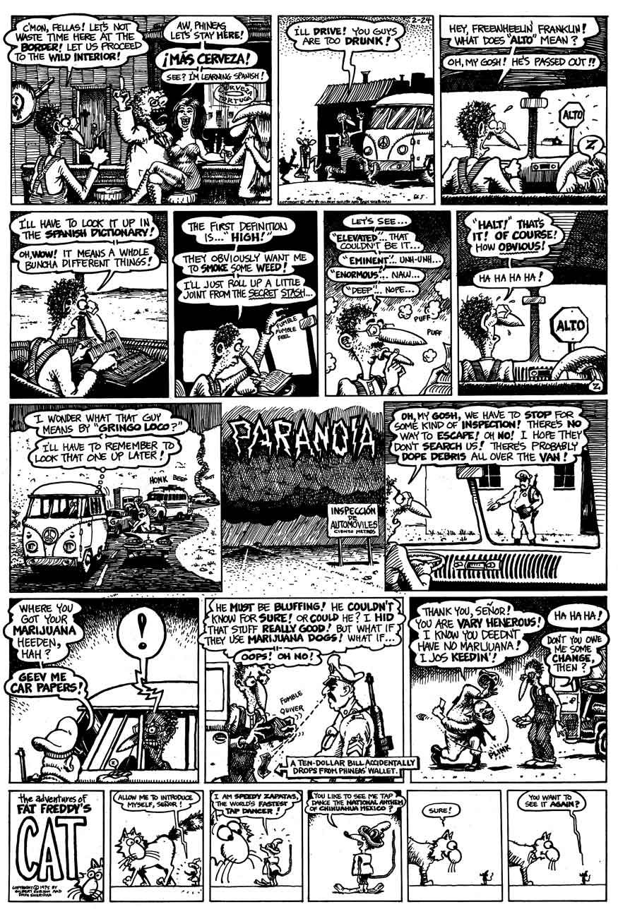 Read online The Fabulous Furry Freak Brothers comic -  Issue #4 - 8
