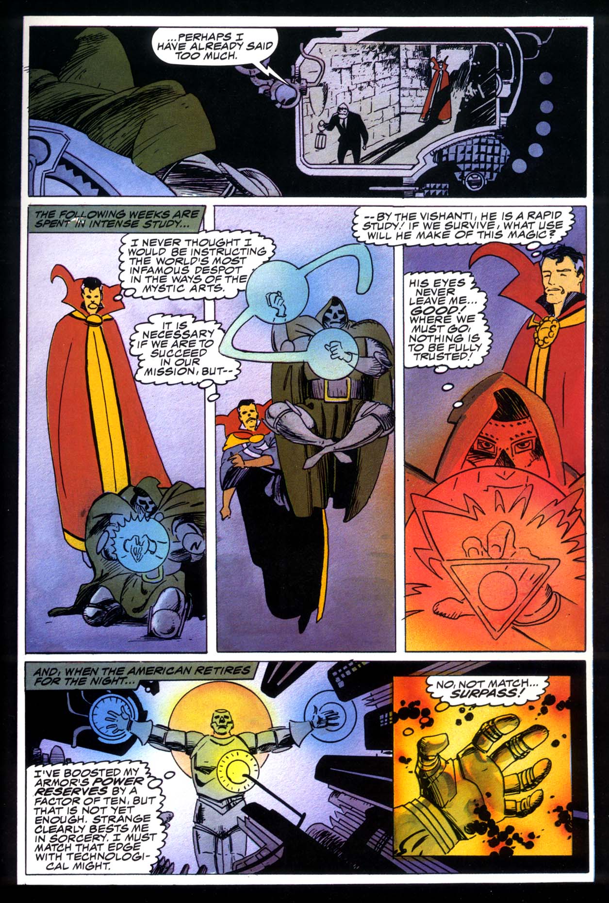 Read online Marvel Graphic Novel comic -  Issue #49 - Doctor Strange & Doctor Doom - Triumph & Torment - 42