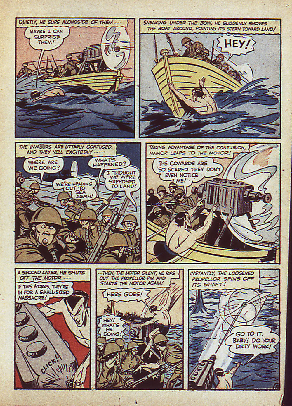 Read online Sub-Mariner Comics comic -  Issue #5 - 22