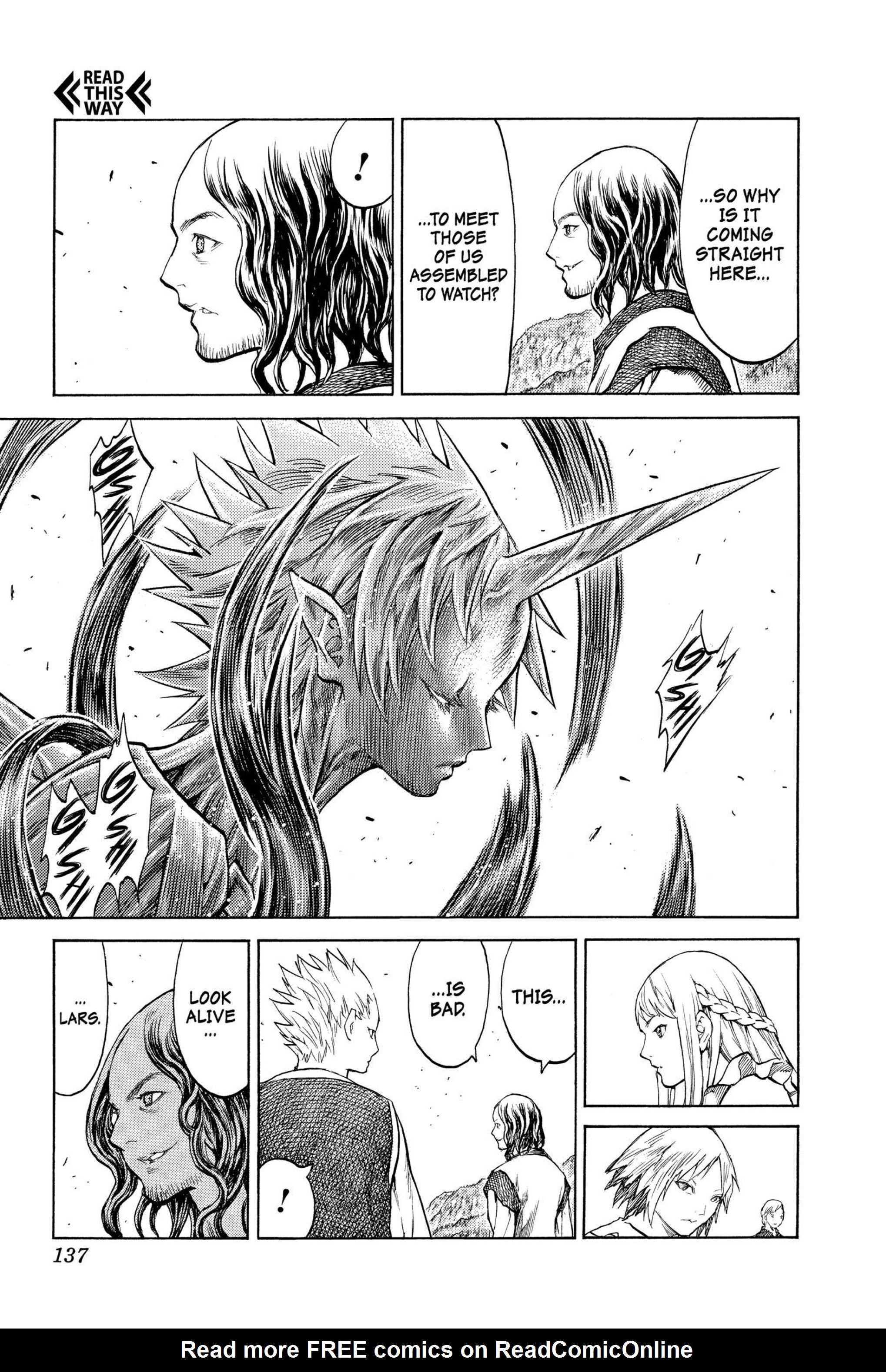 Read online Claymore comic -  Issue #23 - 124