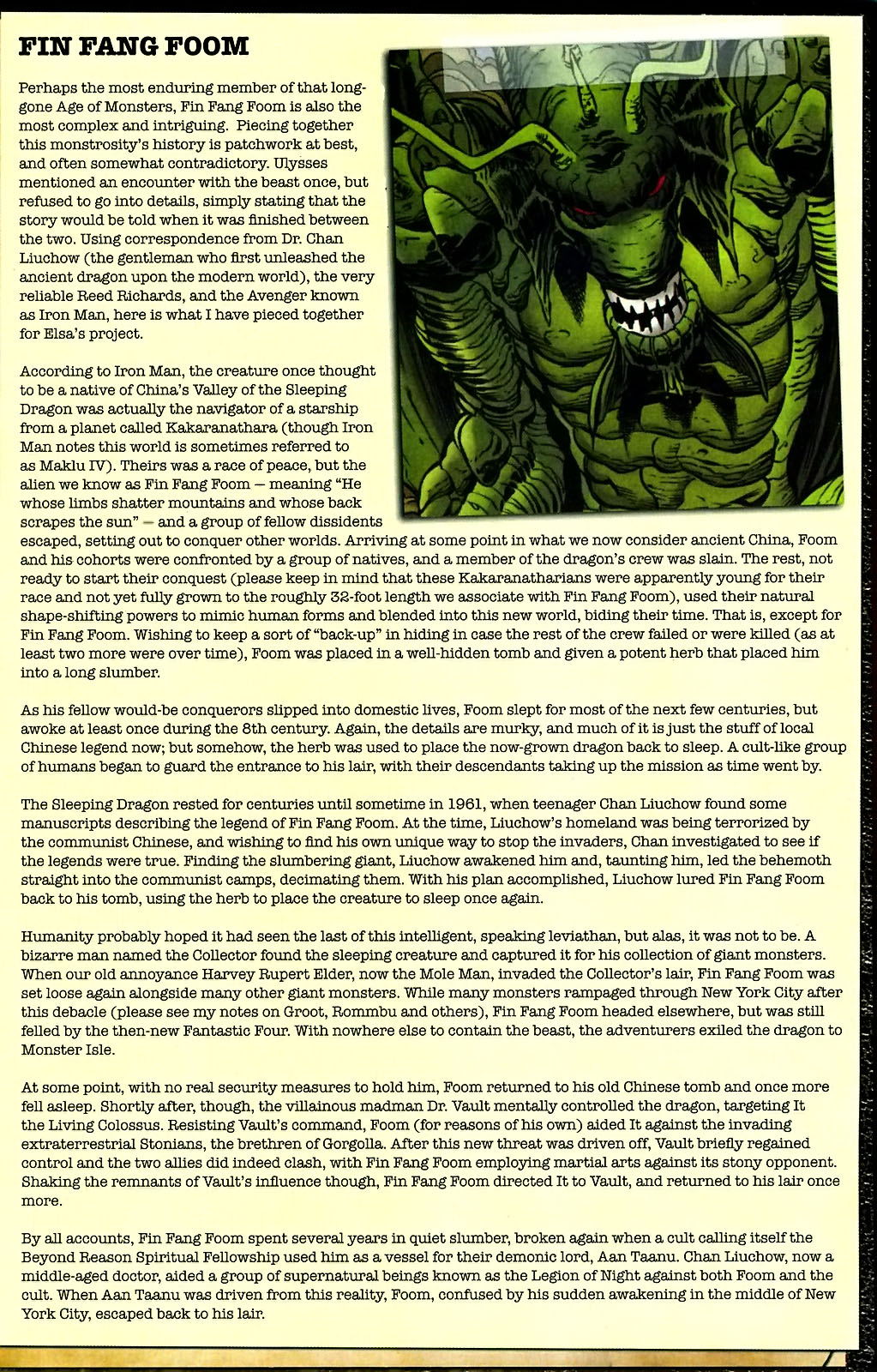 Read online Marvel Monsters: From the Files of Ulysses Bloodstone (and the Monster Hunters) comic -  Issue # Full - 8