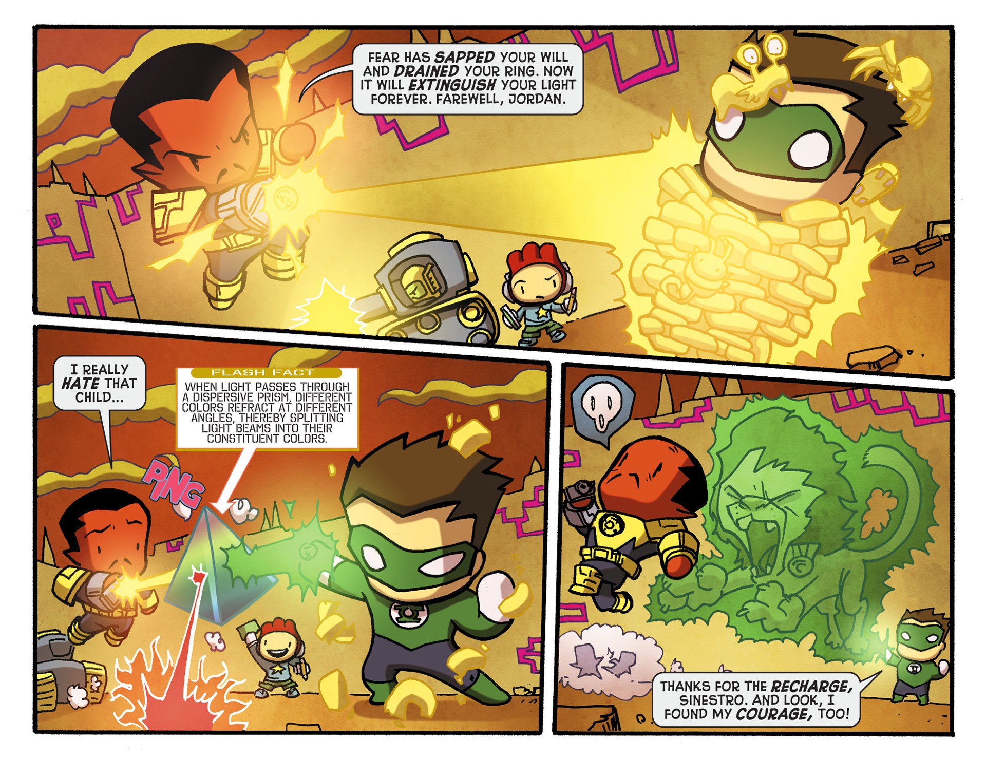 Read online Scribblenauts Unmasked: A Crisis of Imagination comic -  Issue #14 - 12