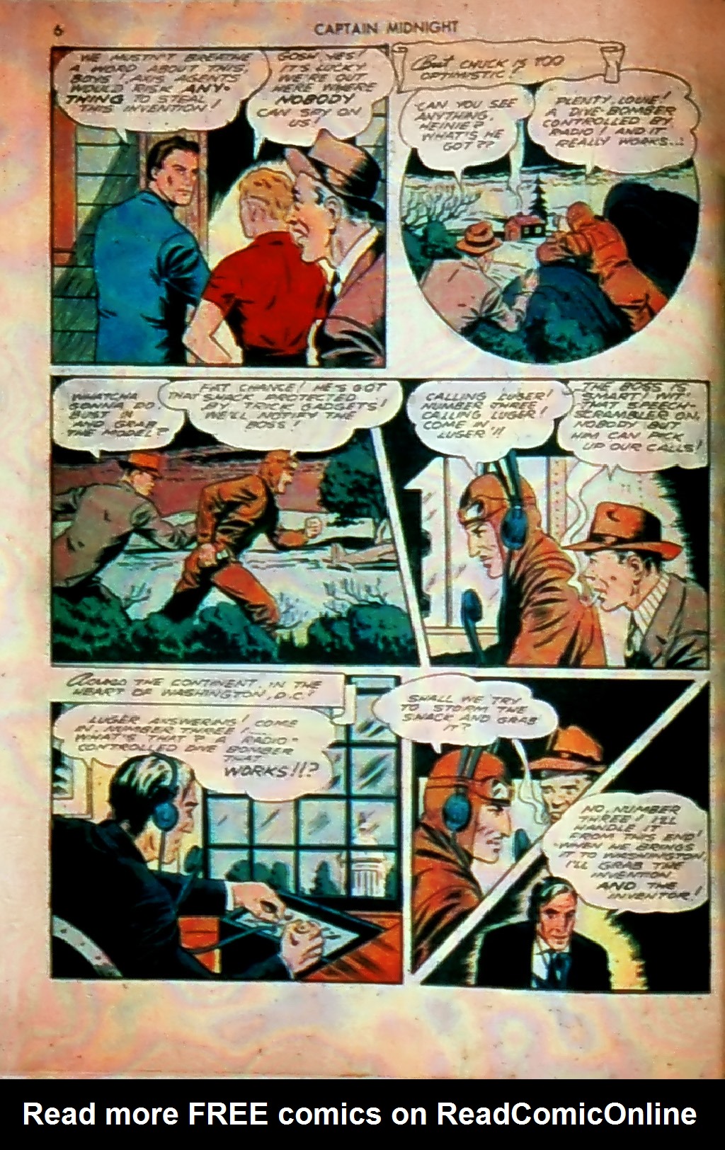 Read online Captain Midnight (1942) comic -  Issue #1 - 6