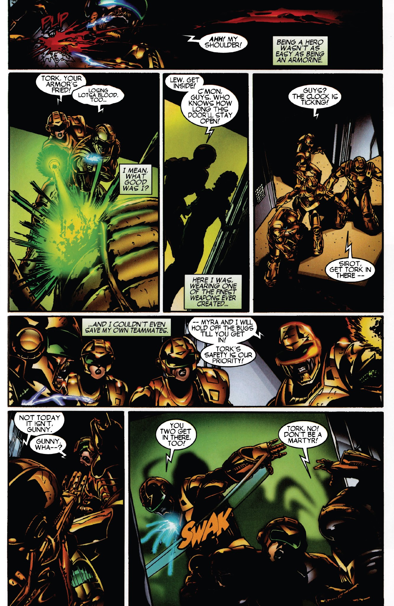 Read online Armorines (1999) comic -  Issue #3 - 22