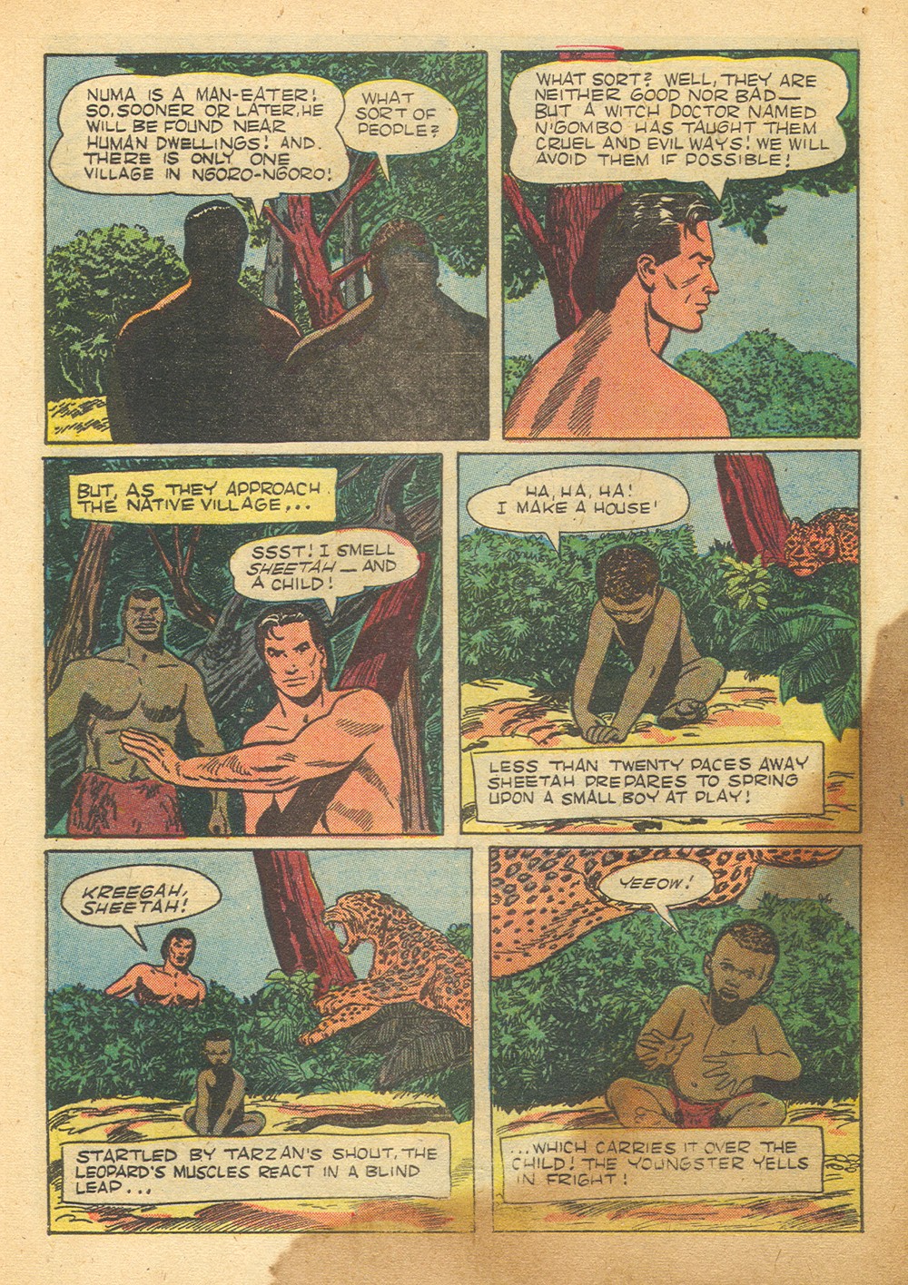 Read online Tarzan (1948) comic -  Issue #54 - 16