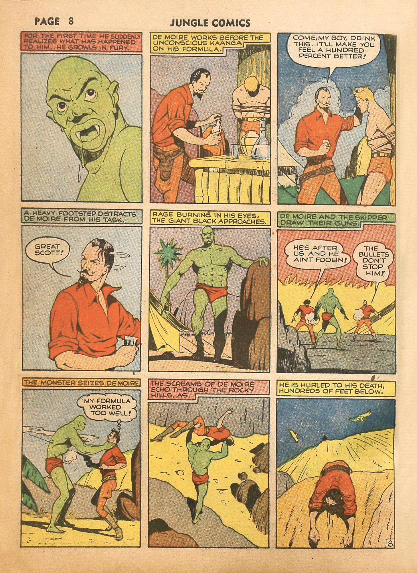 Read online Jungle Comics comic -  Issue #13 - 10