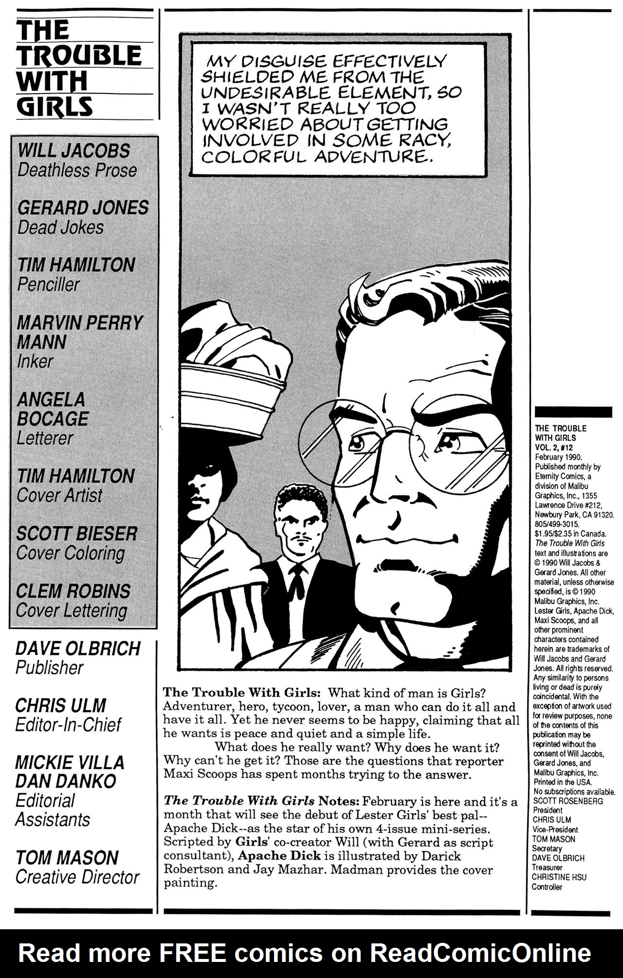 Read online The Trouble With Girls (1989) comic -  Issue #12 - 2