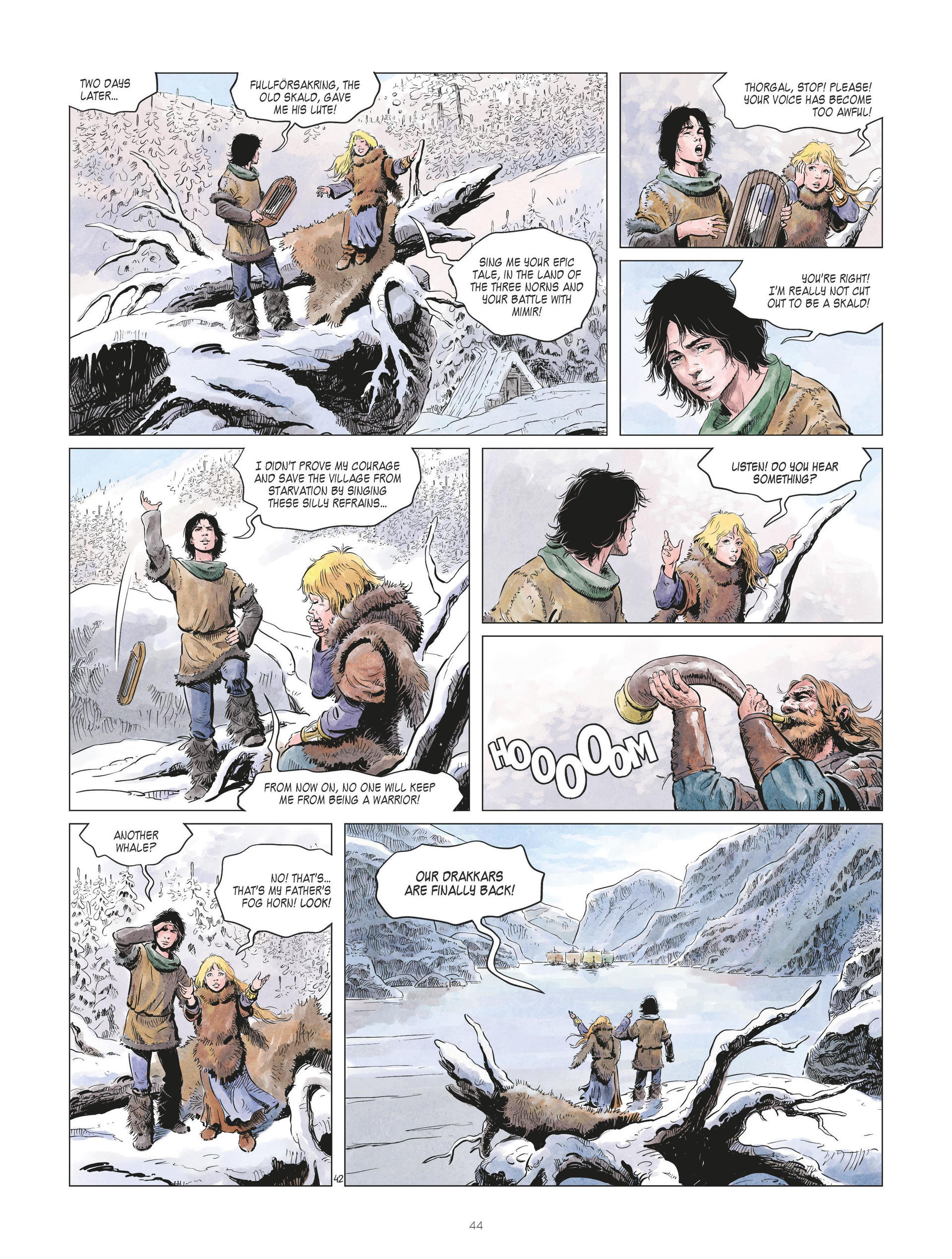 Read online The World of Thorgal: The Young Years comic -  Issue #2 - 44