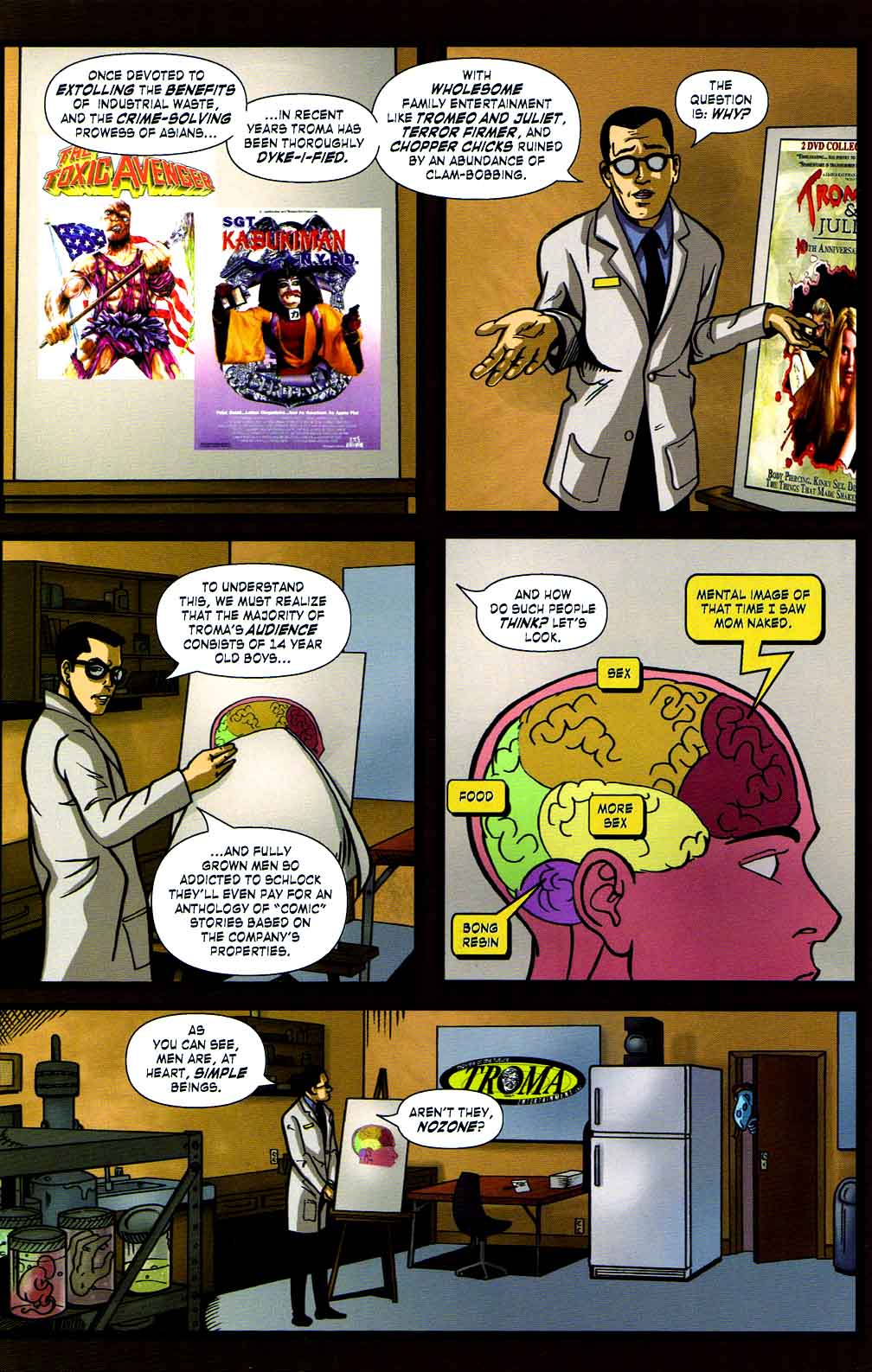 Read online Lloyd Kaufman Presents: The Toxic Avenger and Other Tromatic Tales comic -  Issue # TPB (Part 2) - 43