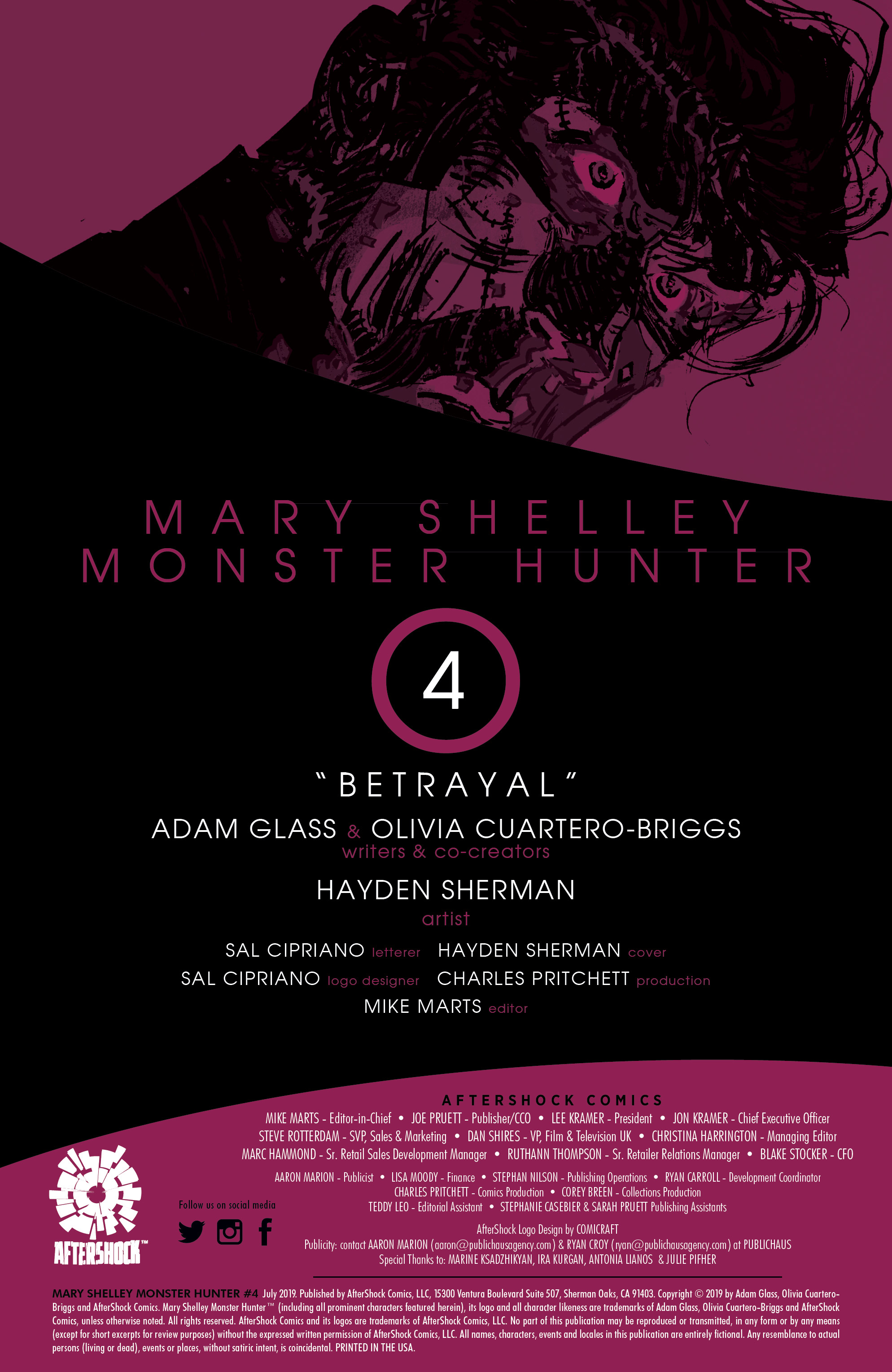 Read online Mary Shelley Monster Hunter comic -  Issue #4 - 2