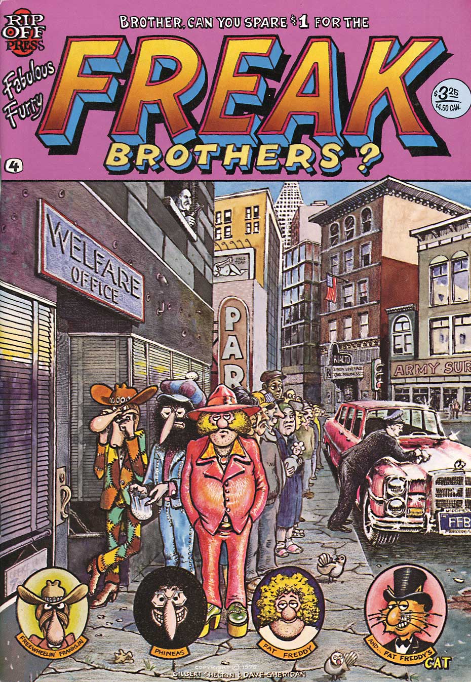 Read online The Fabulous Furry Freak Brothers comic - Issue #4.